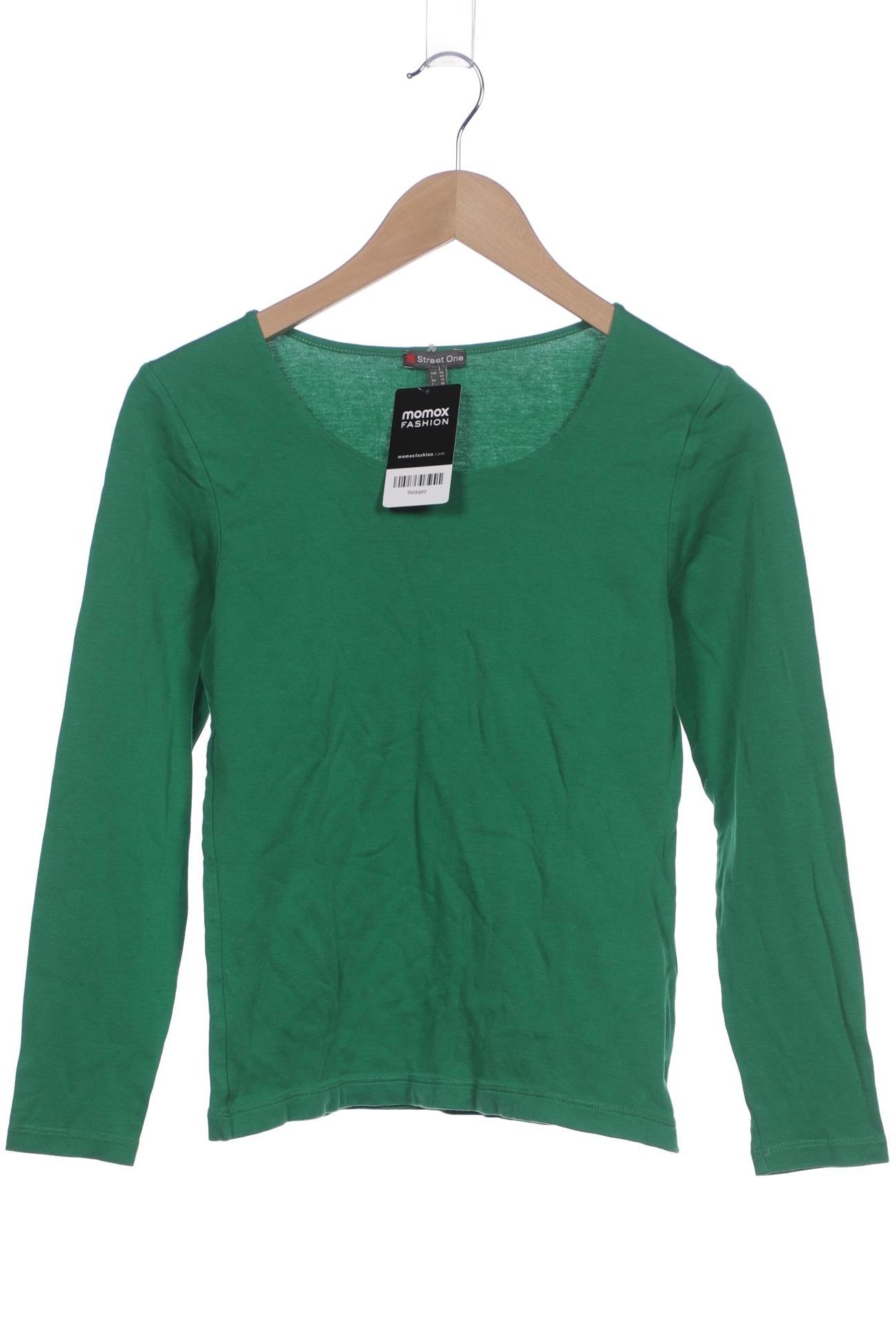 

Street One Damen Langarmshirt, grün, Gr. 36