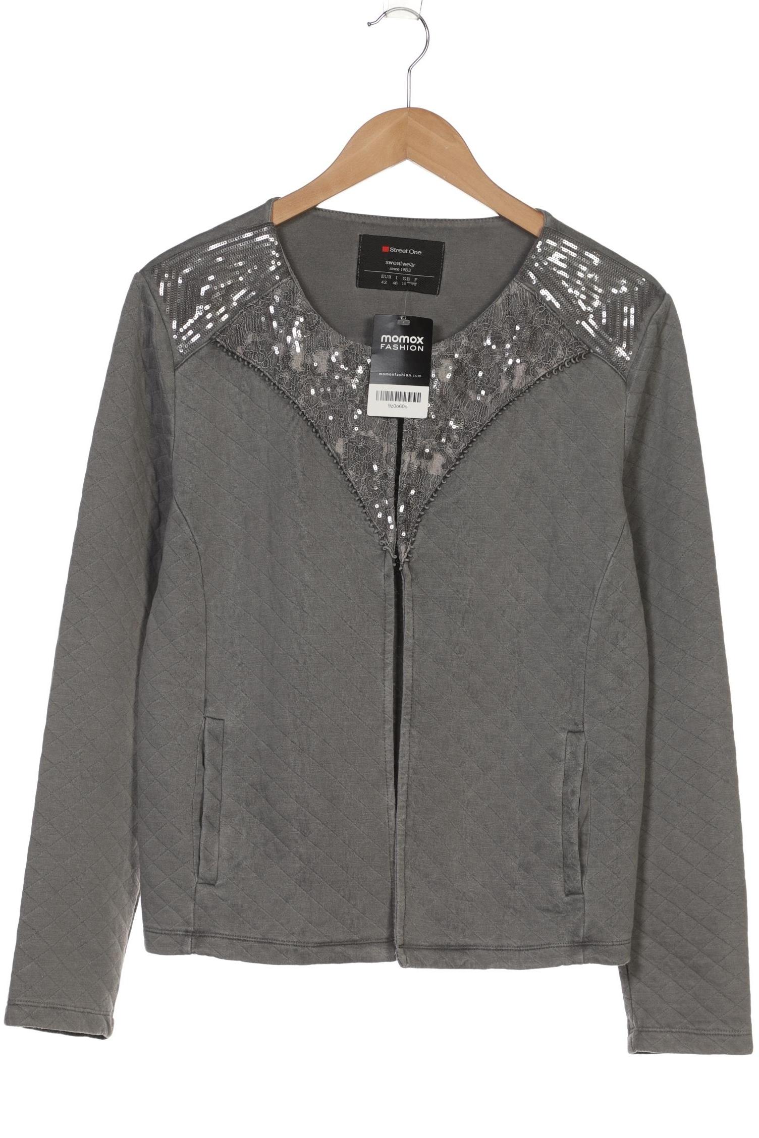 

Street One Damen Strickjacke, grau, Gr. 42