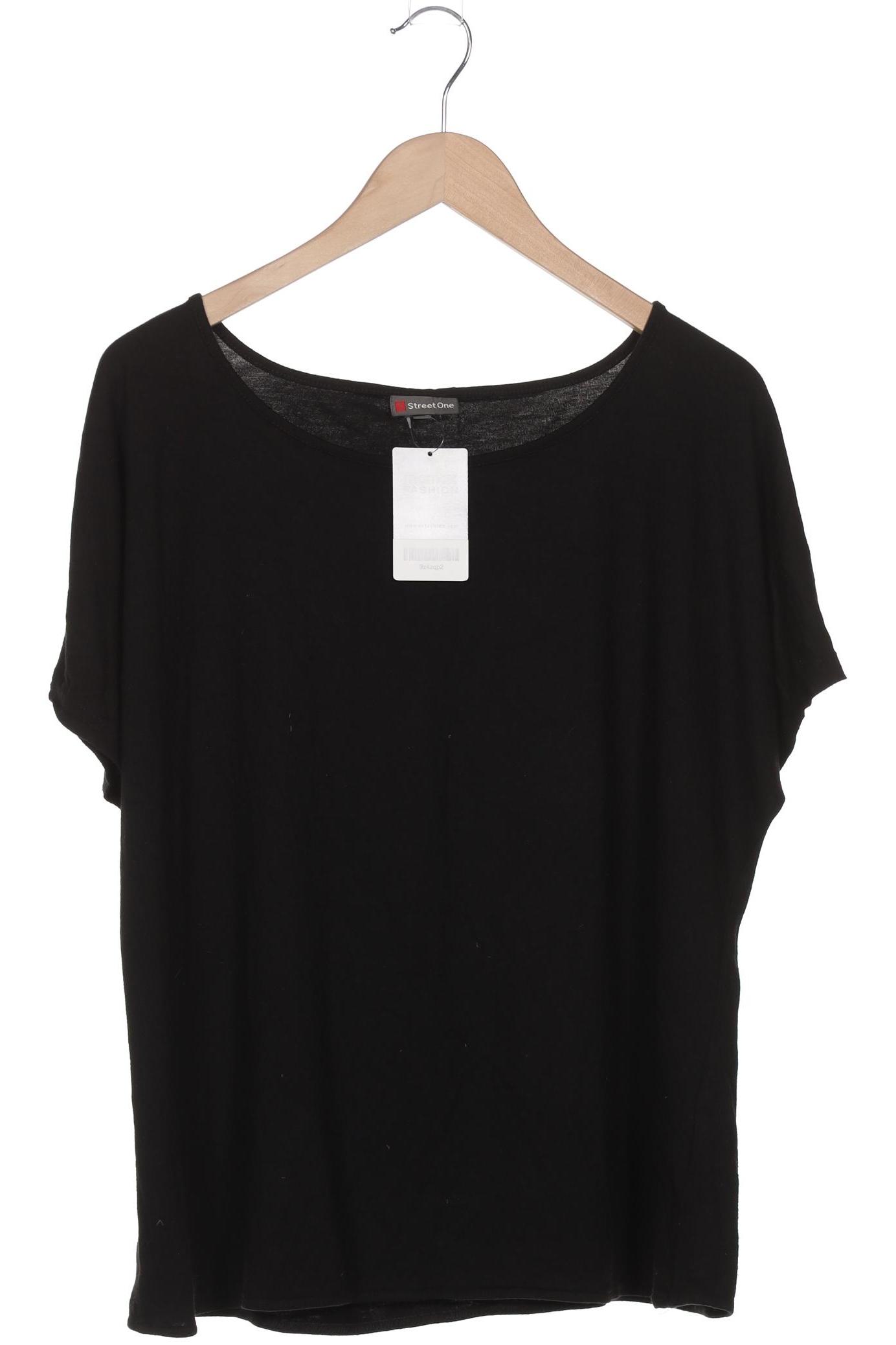 

Street One Damen T-Shirt, schwarz, Gr. 42