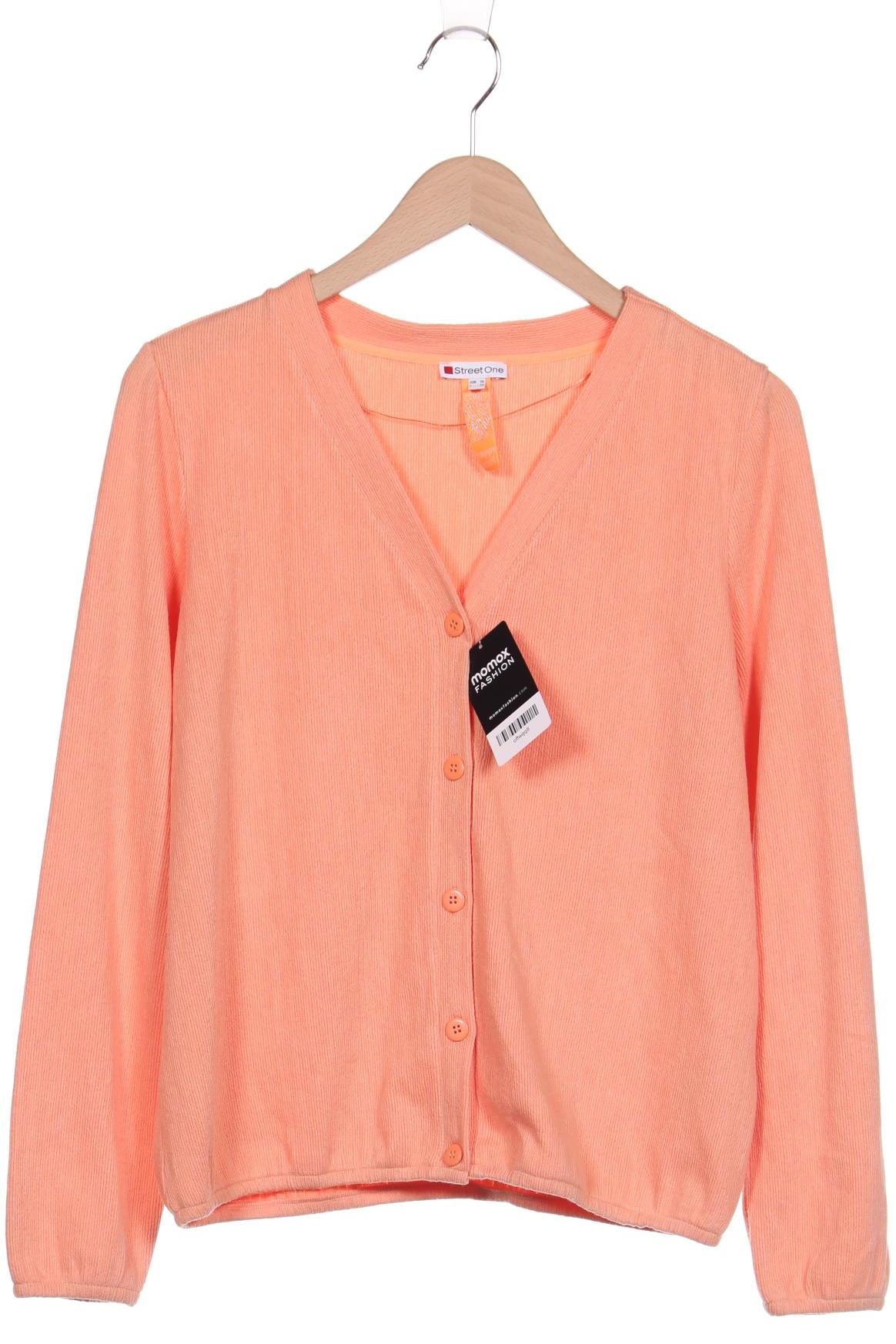 

Street One Damen Strickjacke, orange, Gr. 36