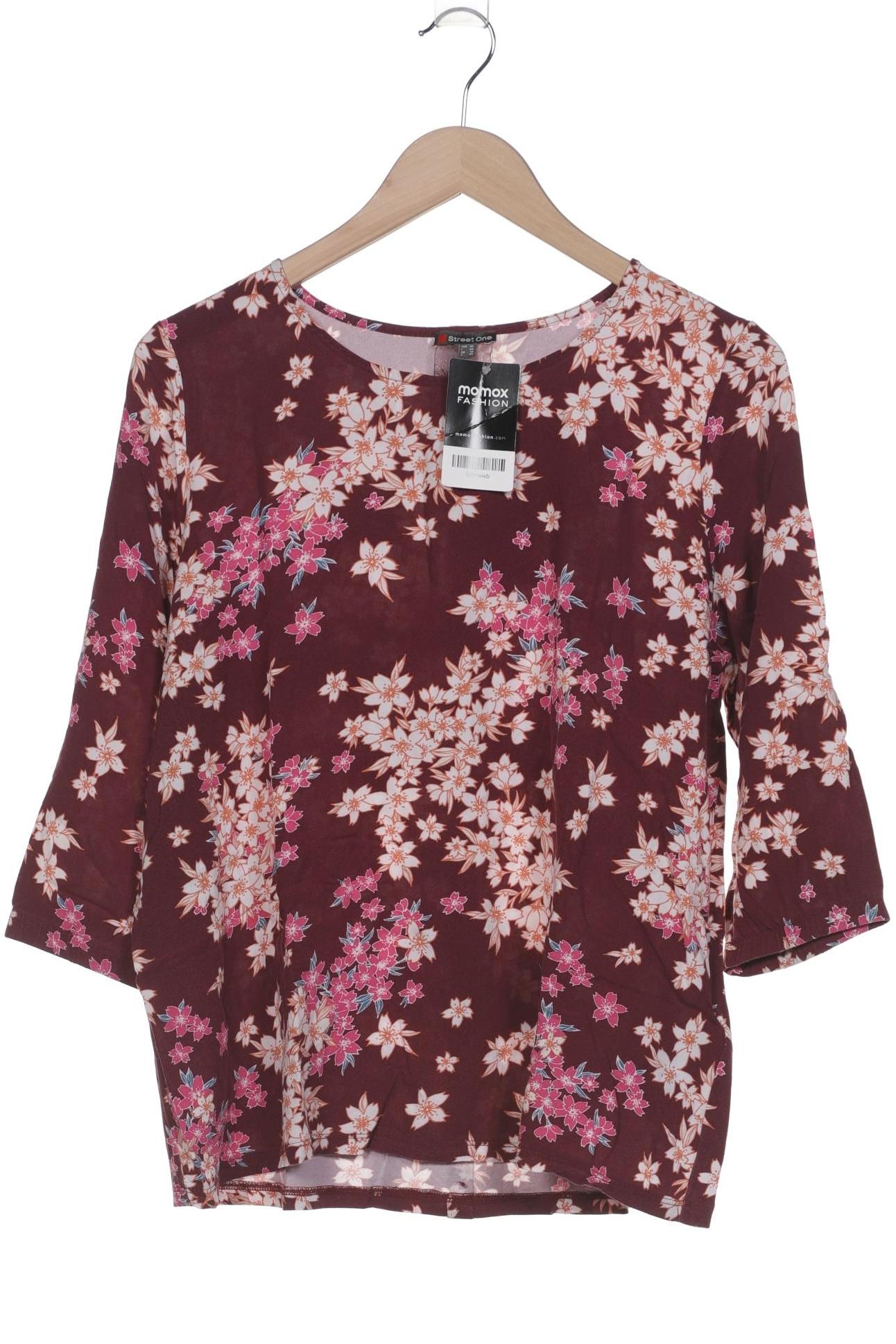 

Street One Damen Langarmshirt, bordeaux, Gr. 42