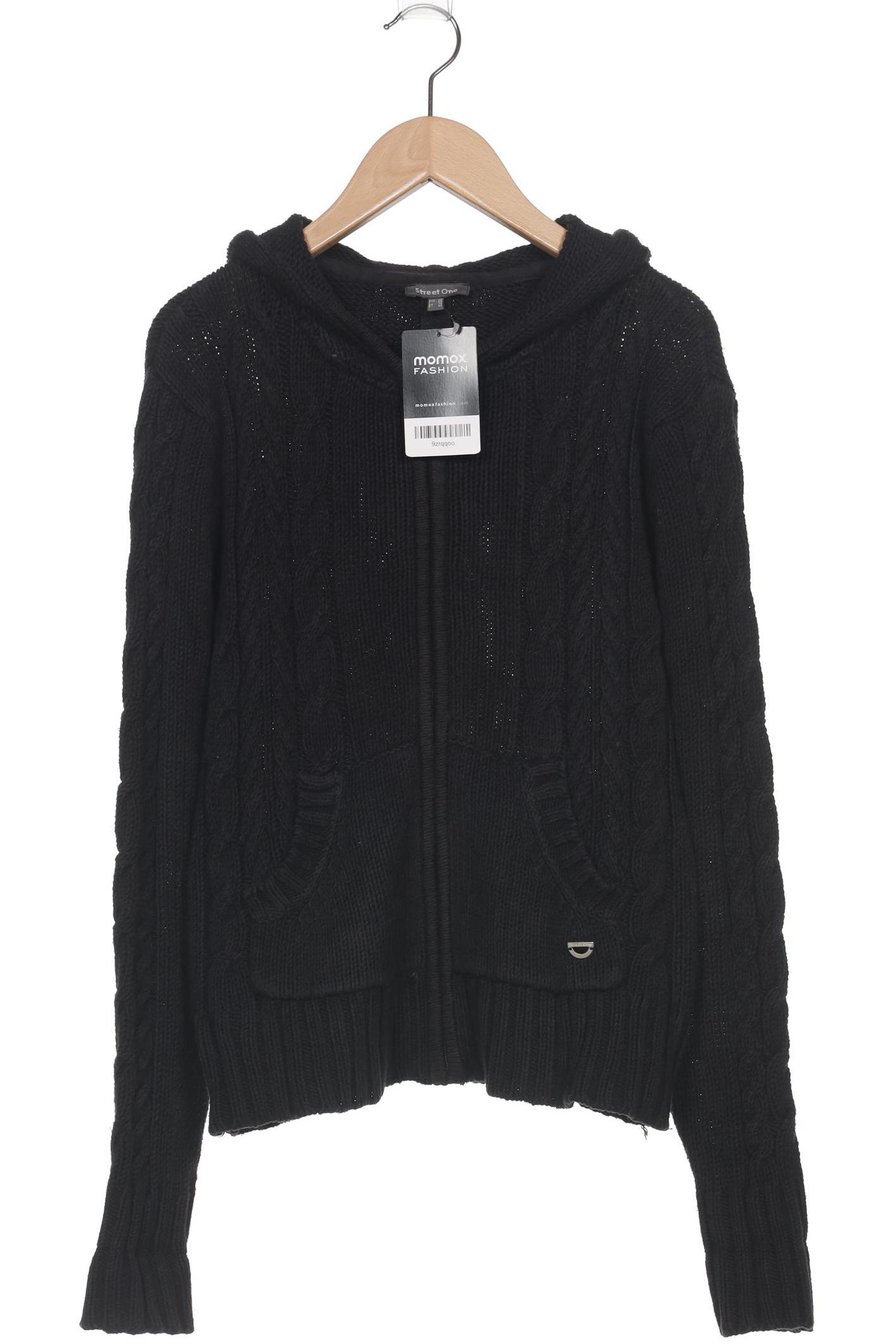 

Street One Damen Strickjacke, schwarz, Gr. 40