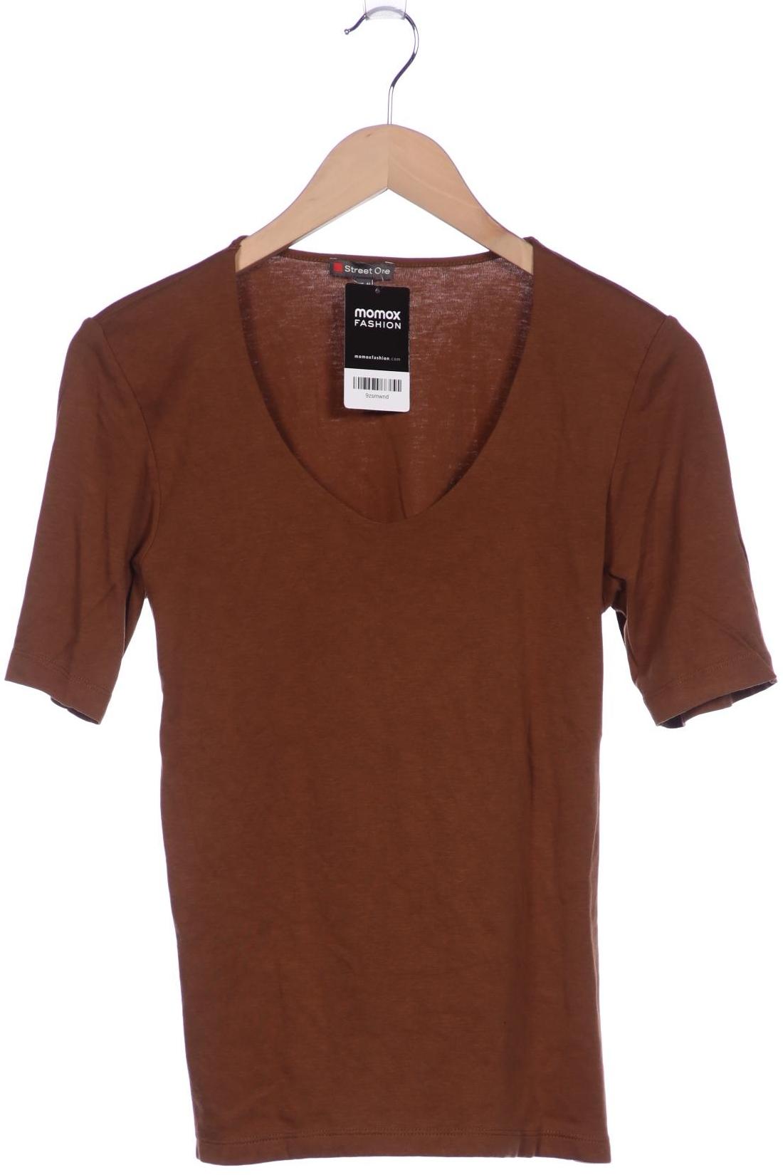 

Street One Damen T-Shirt, braun, Gr. 40