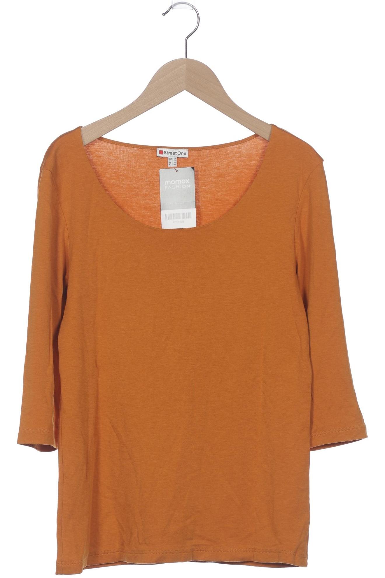 

Street One Damen Langarmshirt, orange, Gr. 40