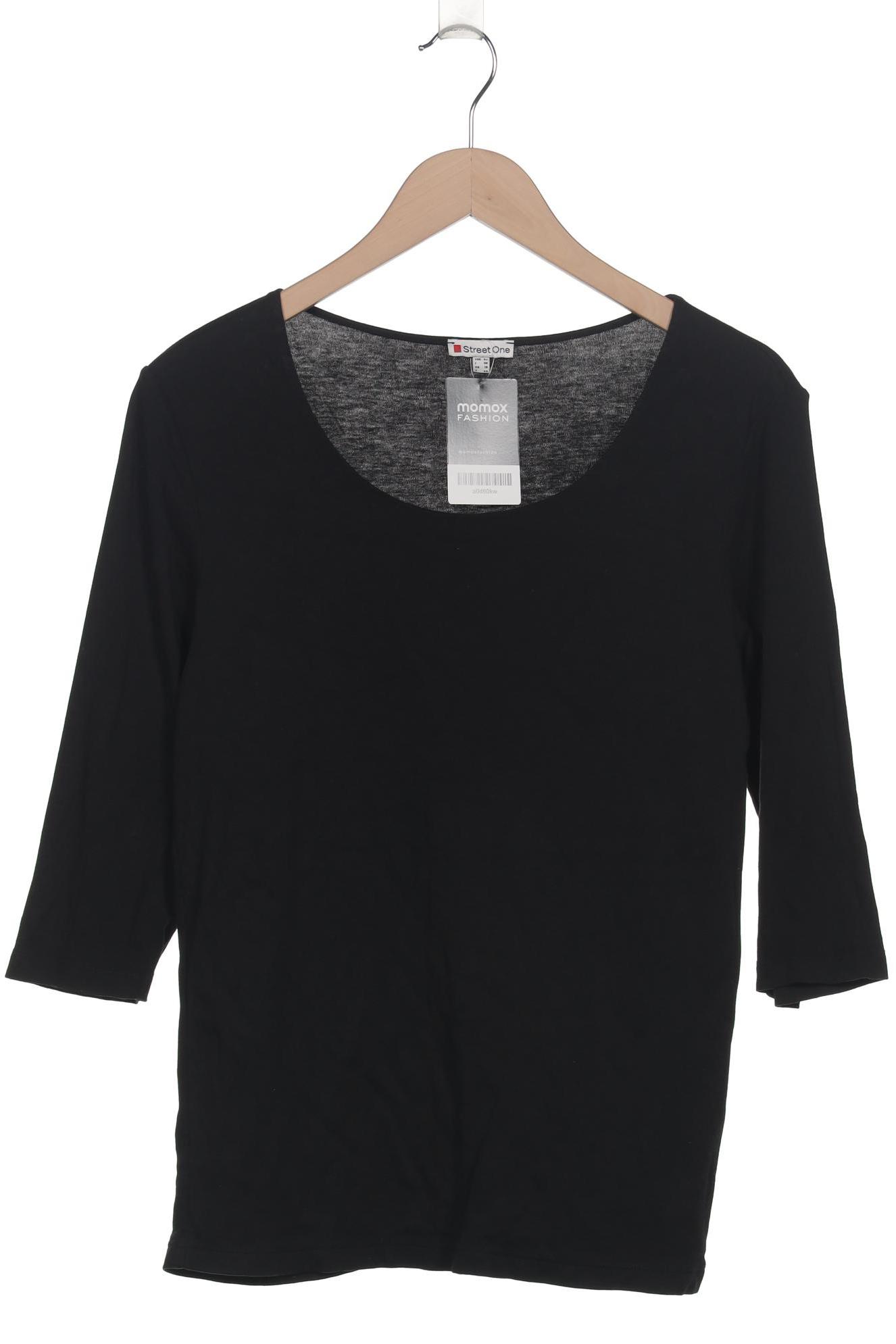 

Street One Damen Langarmshirt, schwarz, Gr. 42