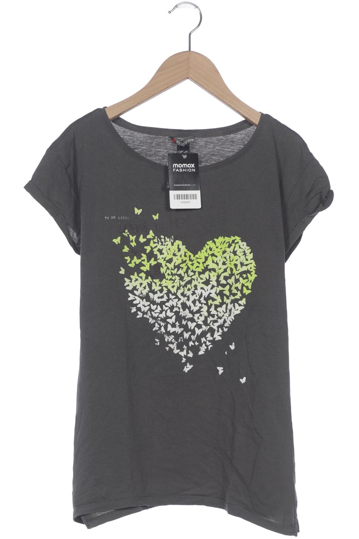 

Street One Damen T-Shirt, grau, Gr. 38