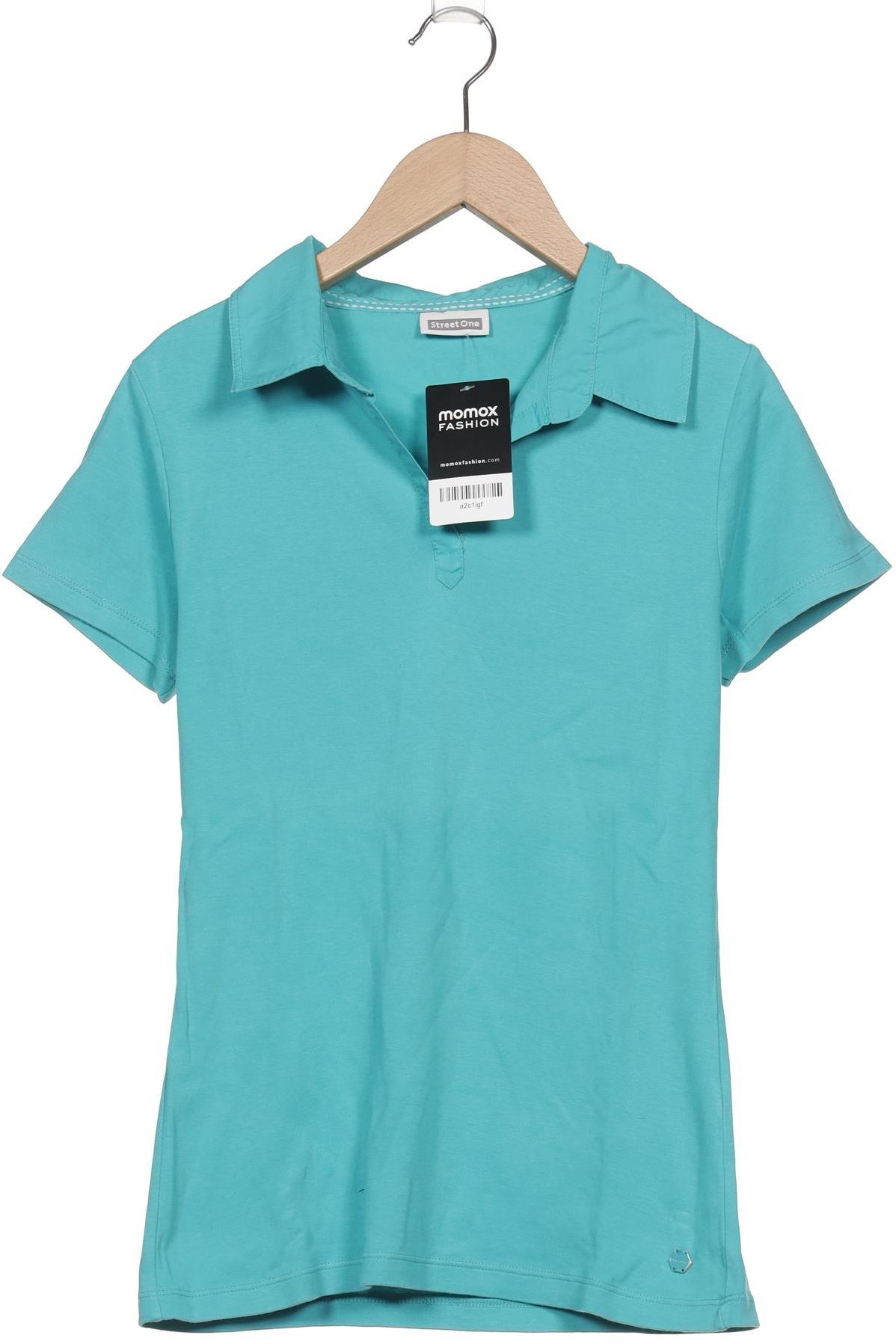 

Street One Damen Poloshirt, blau, Gr. 38