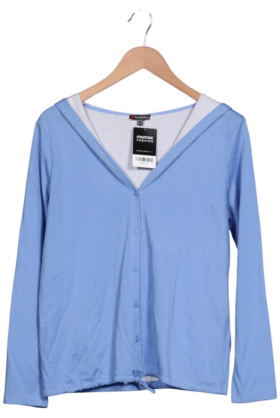 

Street One Damen Kapuzenpullover, hellblau, Gr. 40