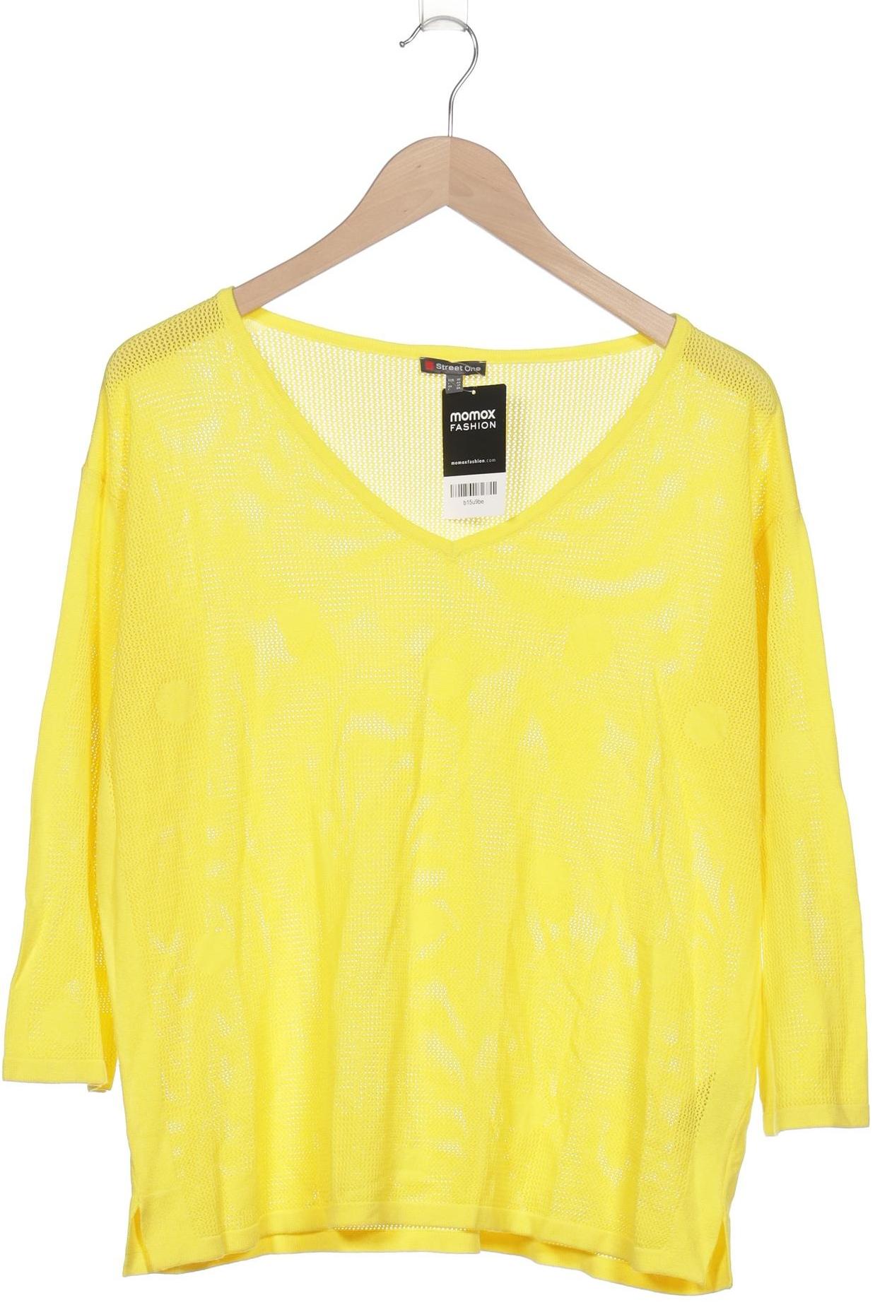 

Street One Damen Pullover, gelb, Gr. 42