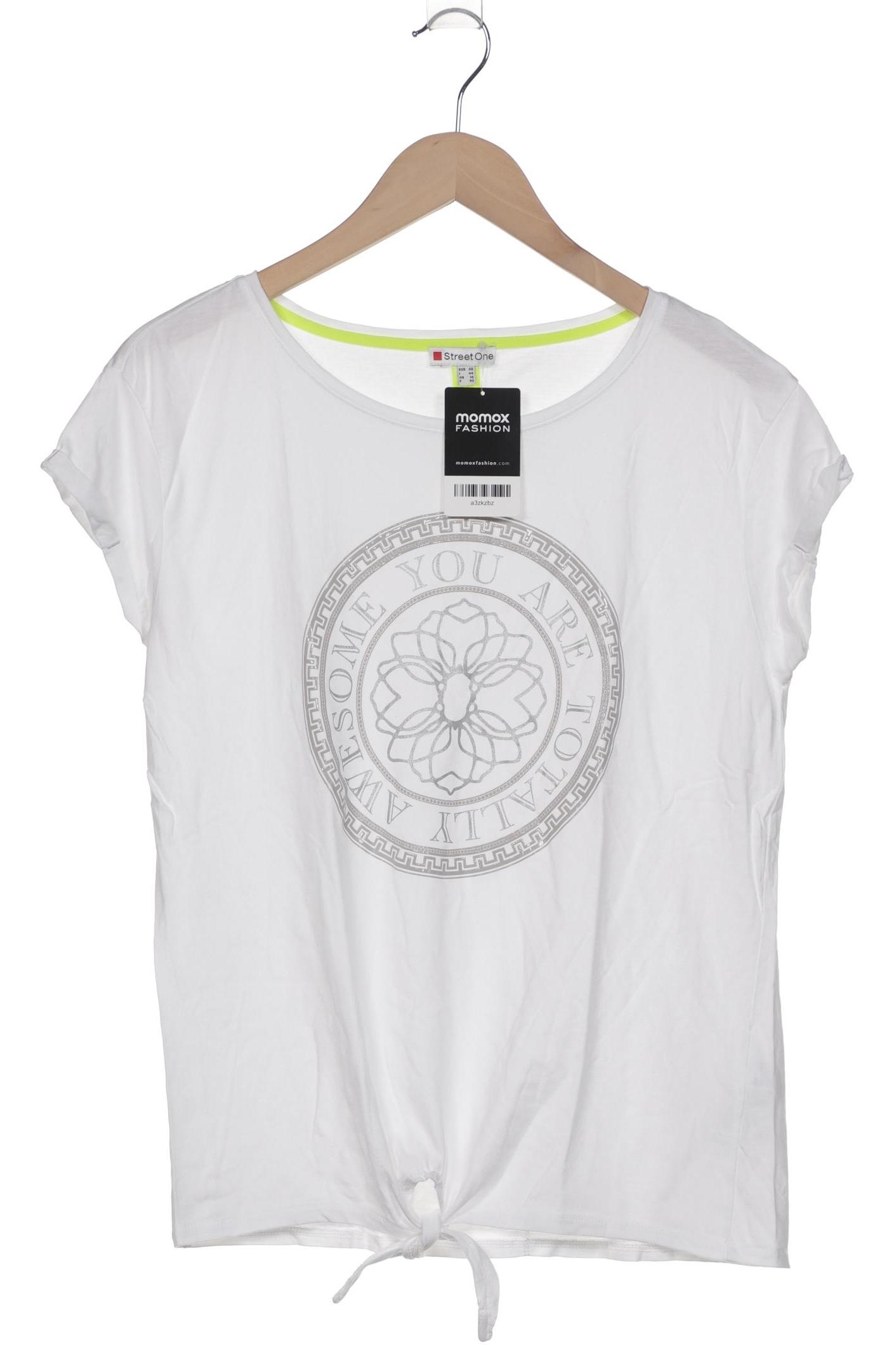 

Street One Damen T-Shirt, weiß, Gr. 40