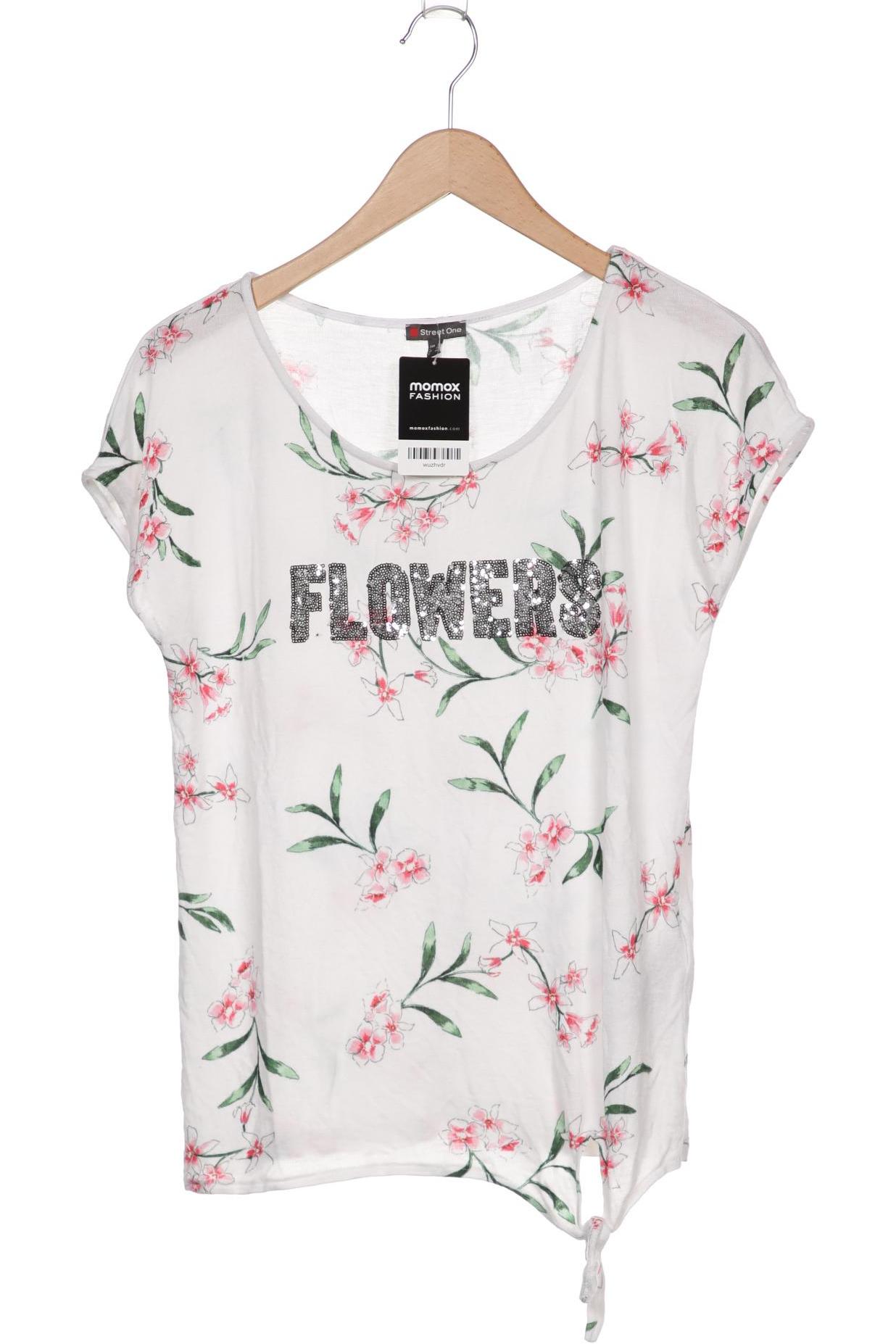 

Street One Damen T-Shirt, weiß, Gr. 36