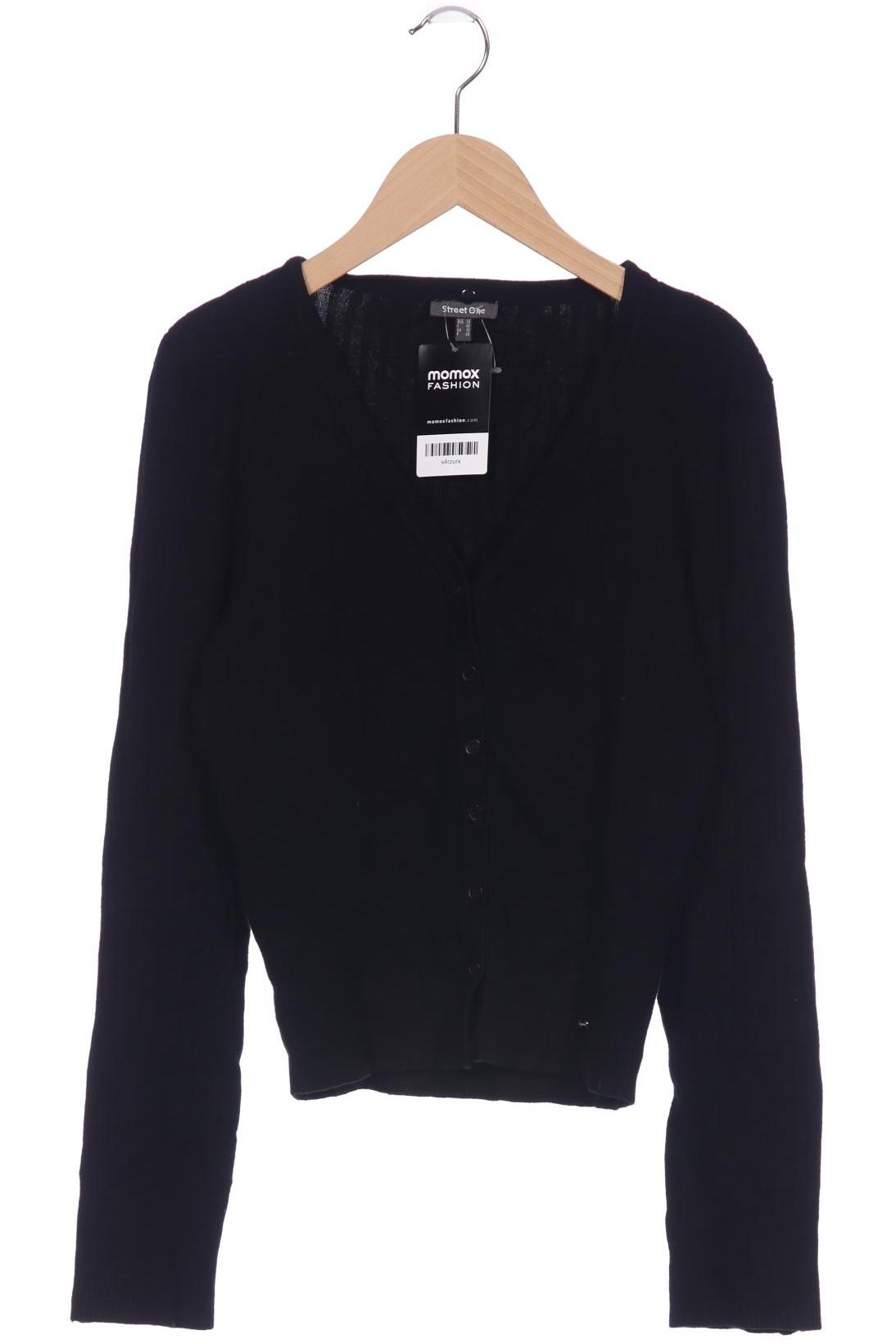

Street One Damen Strickjacke, schwarz, Gr. 38