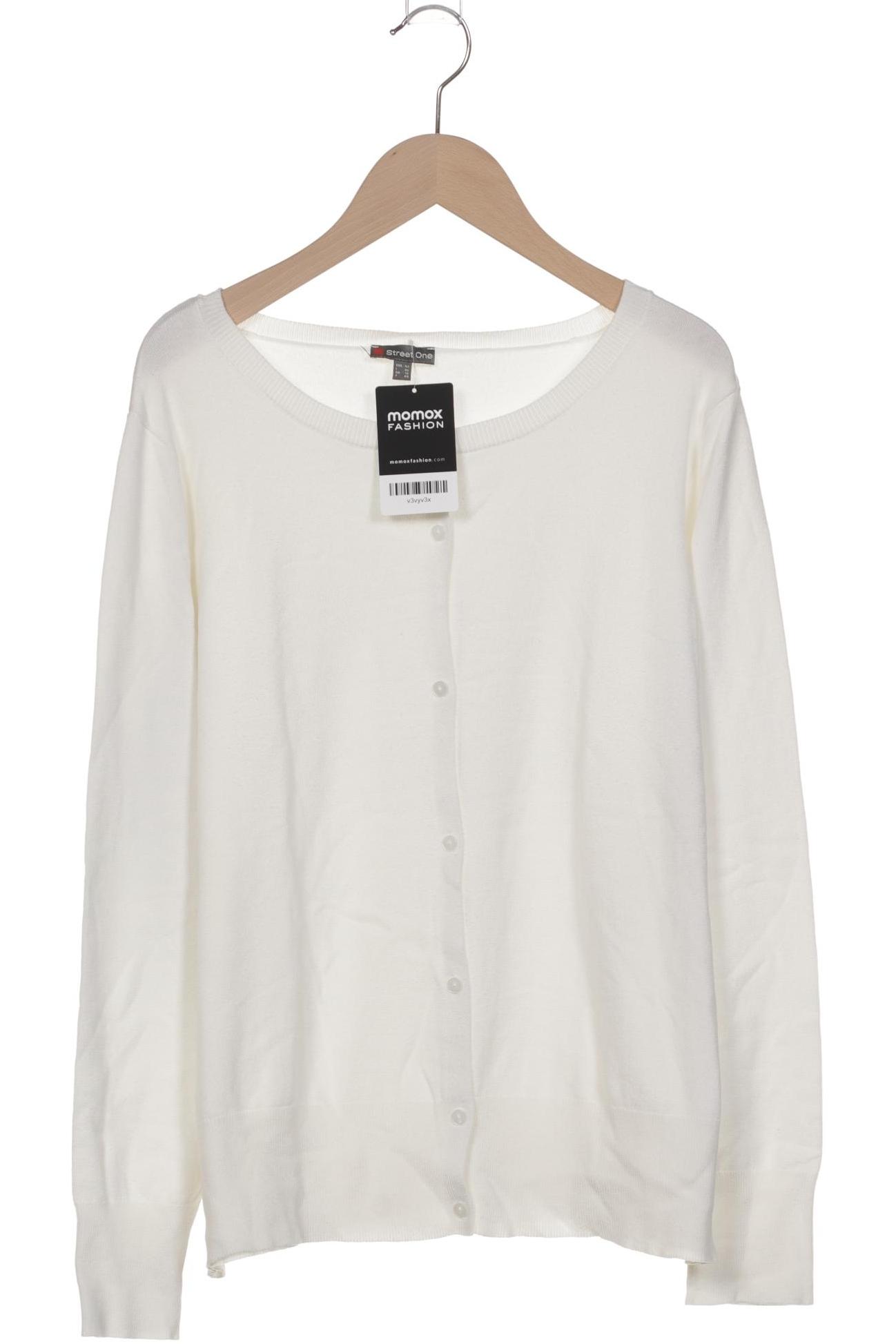

Street One Damen Strickjacke, weiß, Gr. 42