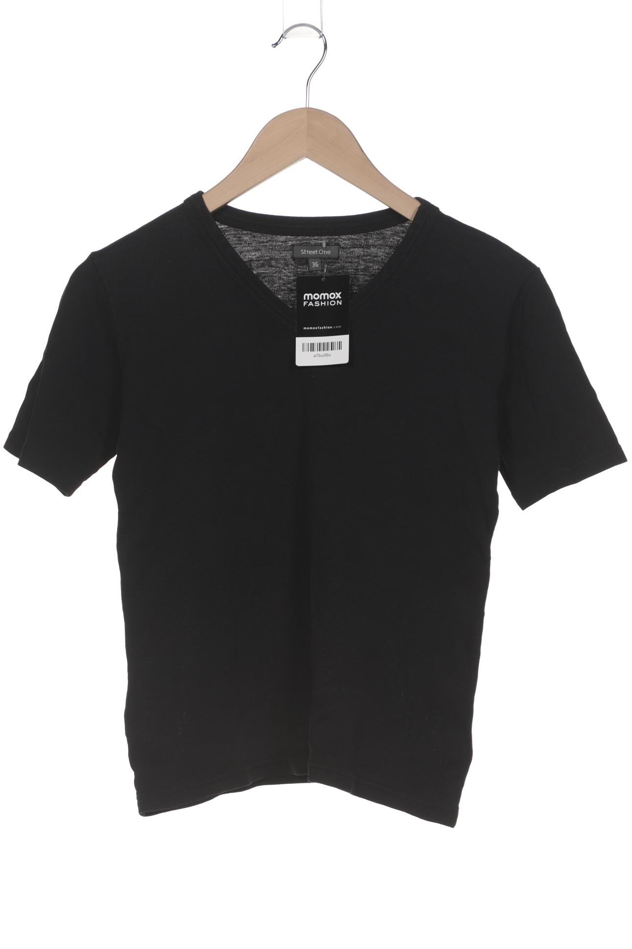 

Street One Damen T-Shirt, schwarz, Gr. 36