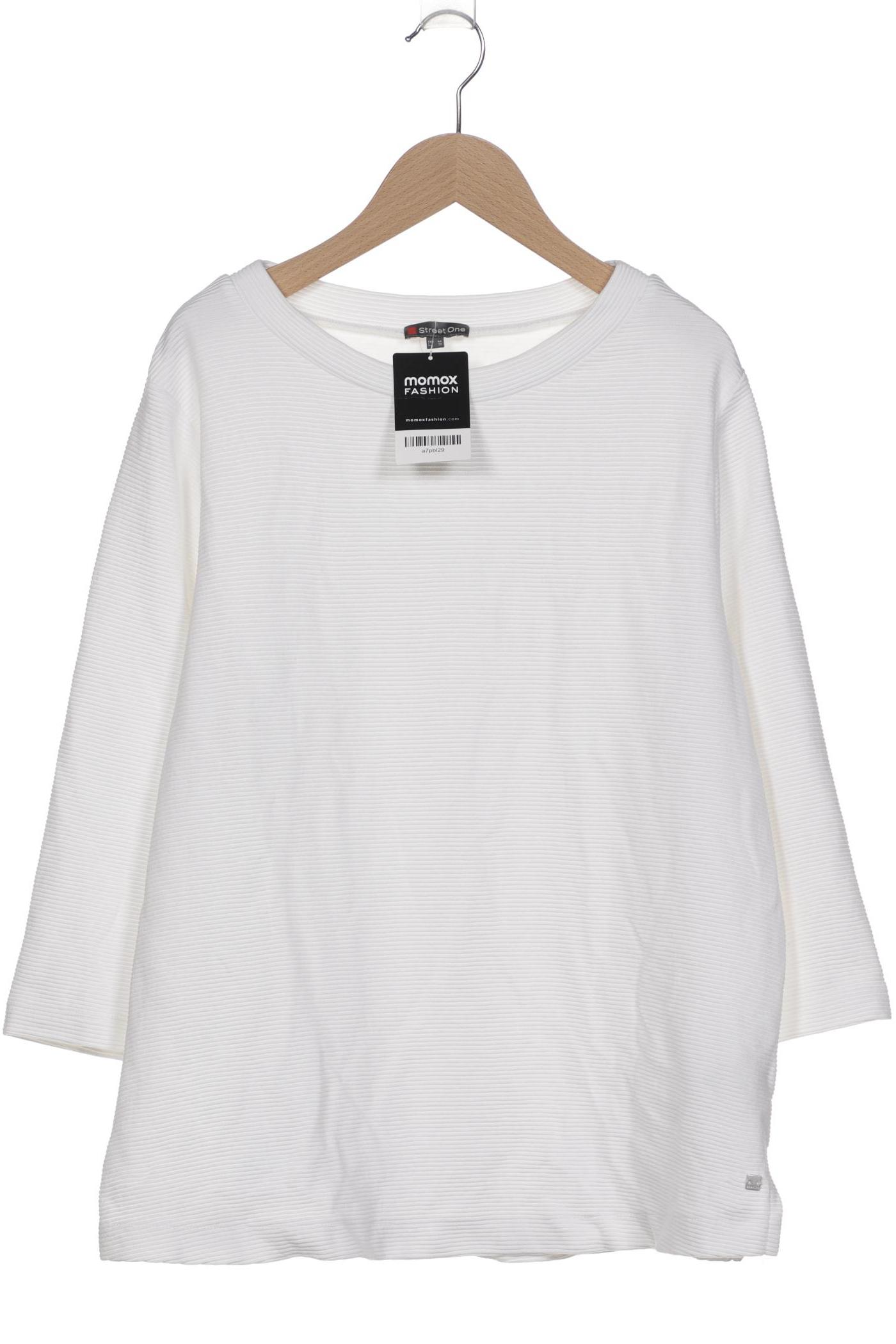 

Street One Damen Langarmshirt, weiß, Gr. 44