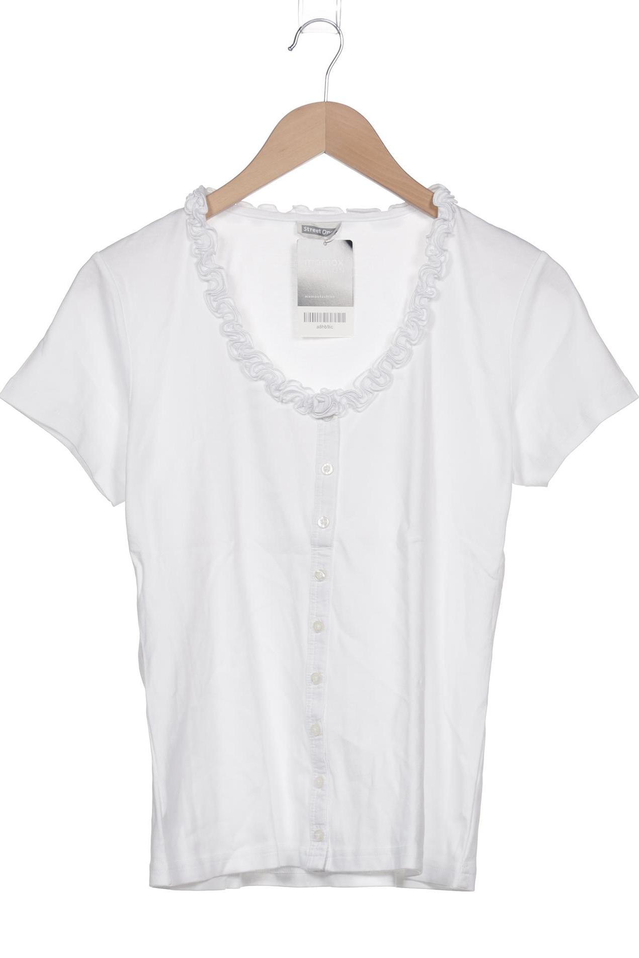 

Street One Damen T-Shirt, weiß, Gr. 42