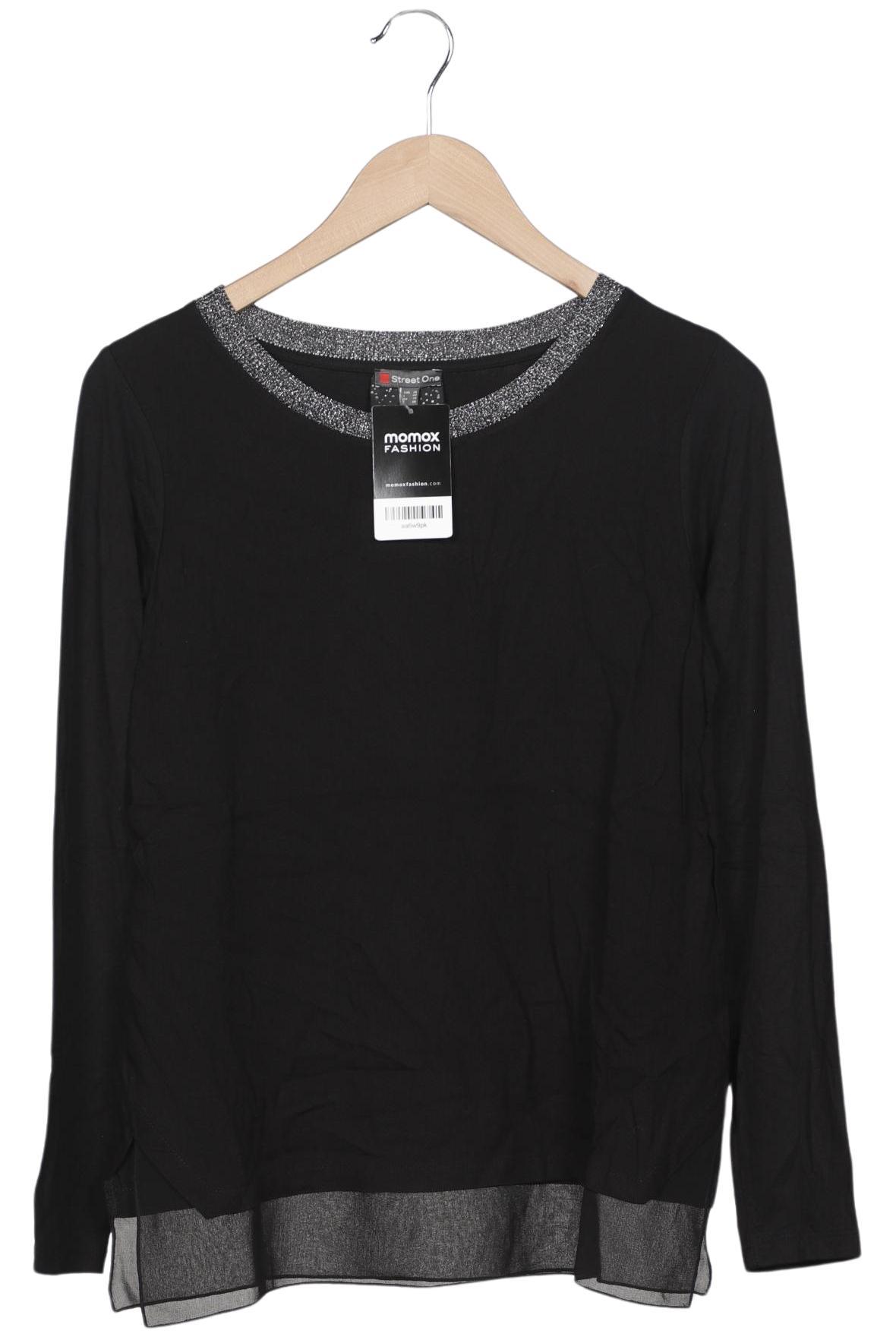

Street One Damen Langarmshirt, schwarz, Gr. 36