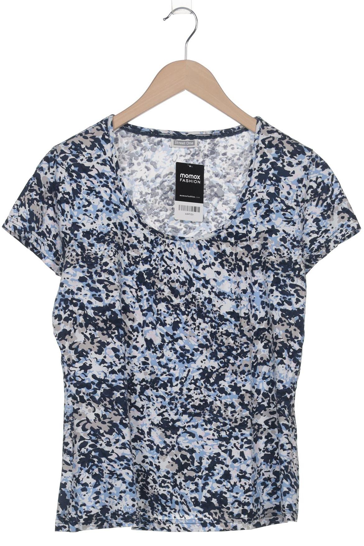 

Street One Damen T-Shirt, blau, Gr. 44