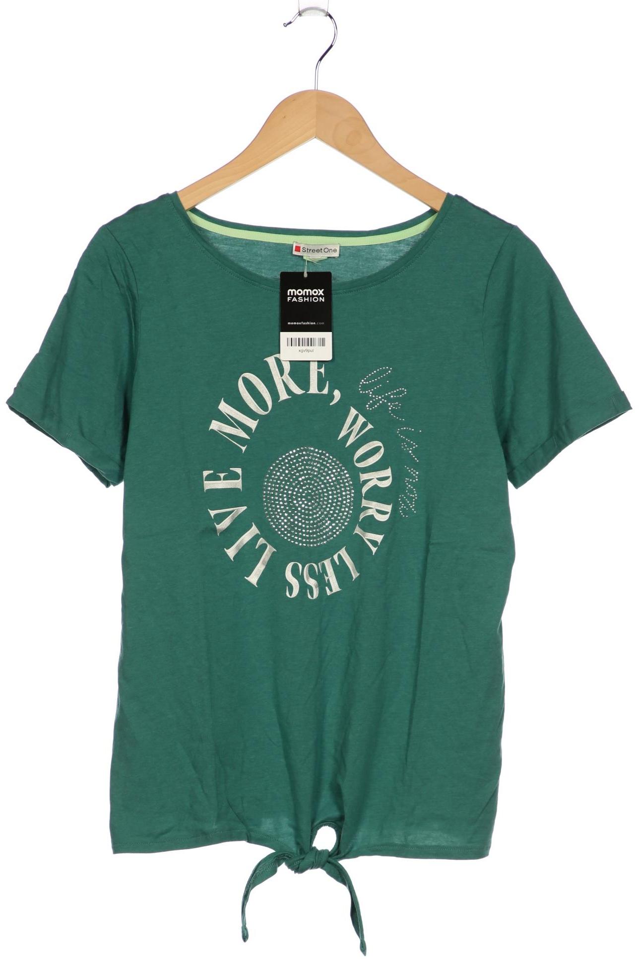

Street One Damen T-Shirt, türkis, Gr. 42
