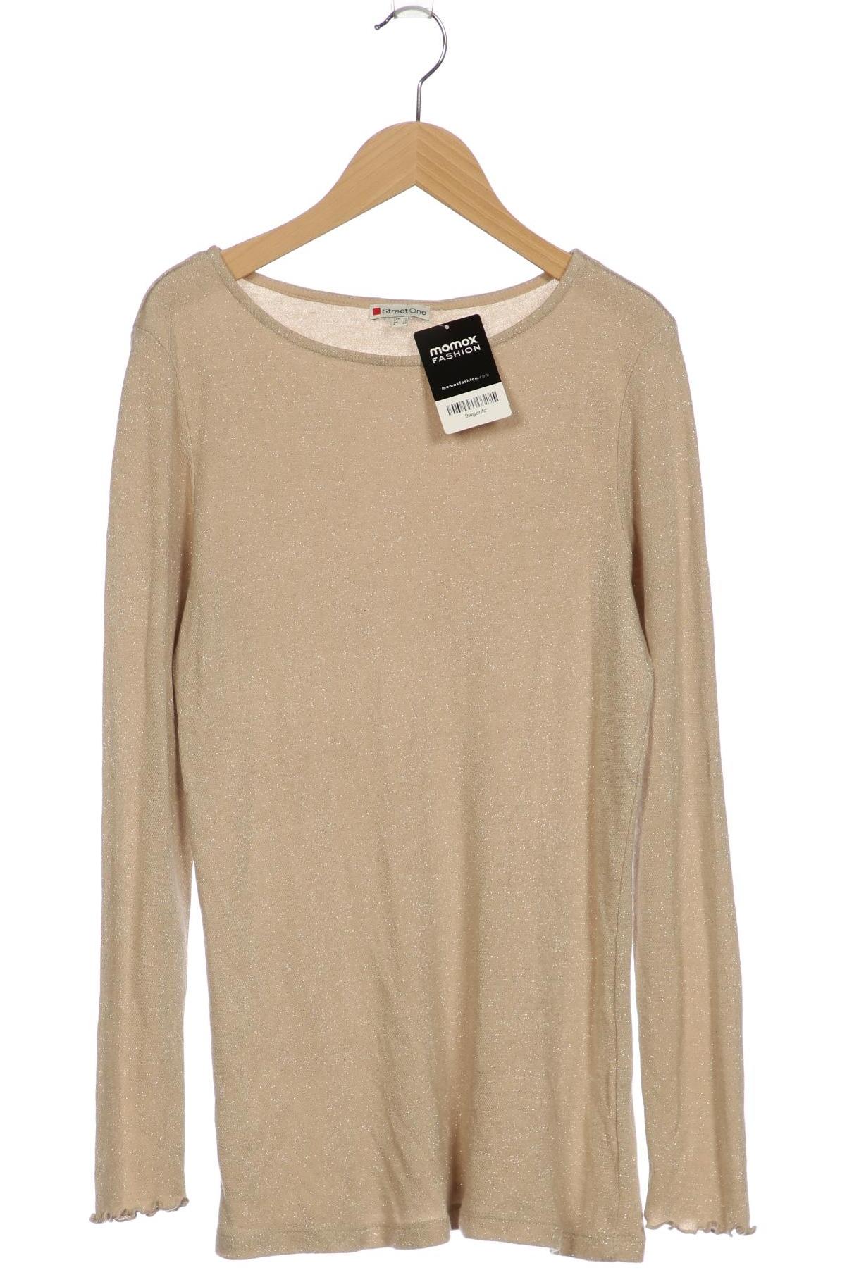 

Street One Damen Langarmshirt, cremeweiß, Gr. 38