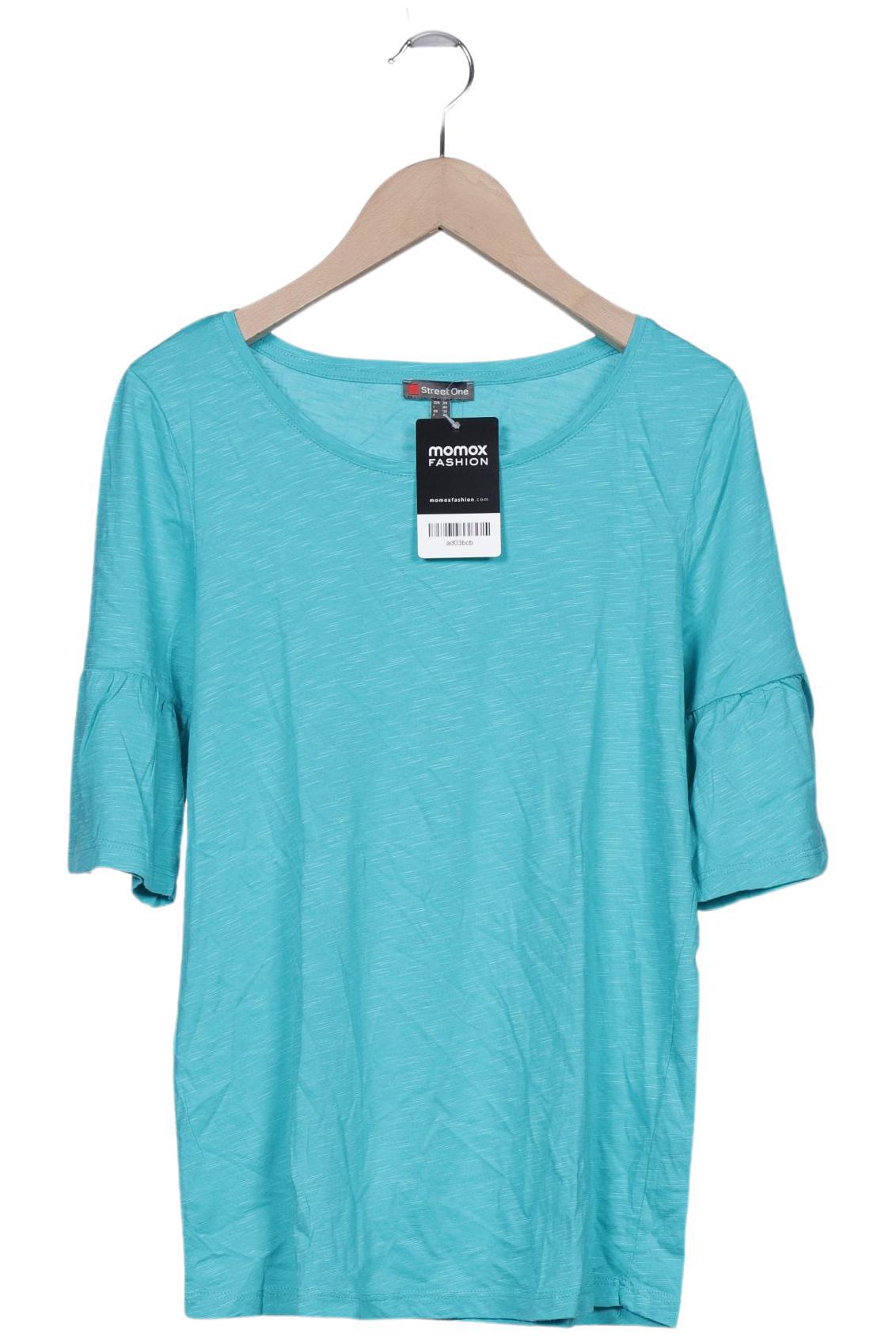 

Street One Damen T-Shirt, blau, Gr. 38