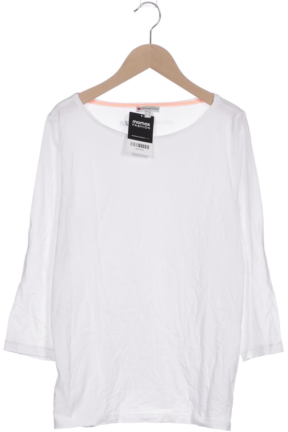 

Street One Damen Langarmshirt, weiß, Gr. 40