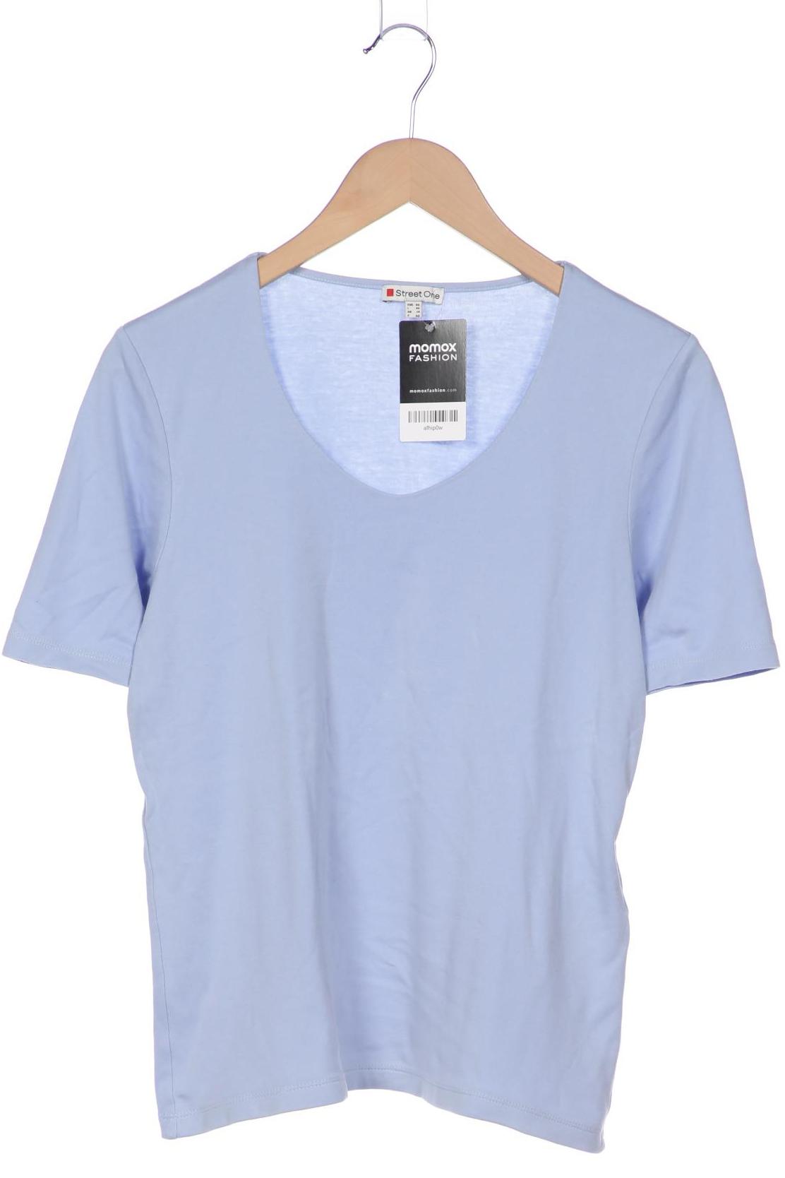 

Street One Damen T-Shirt, hellblau, Gr. 40