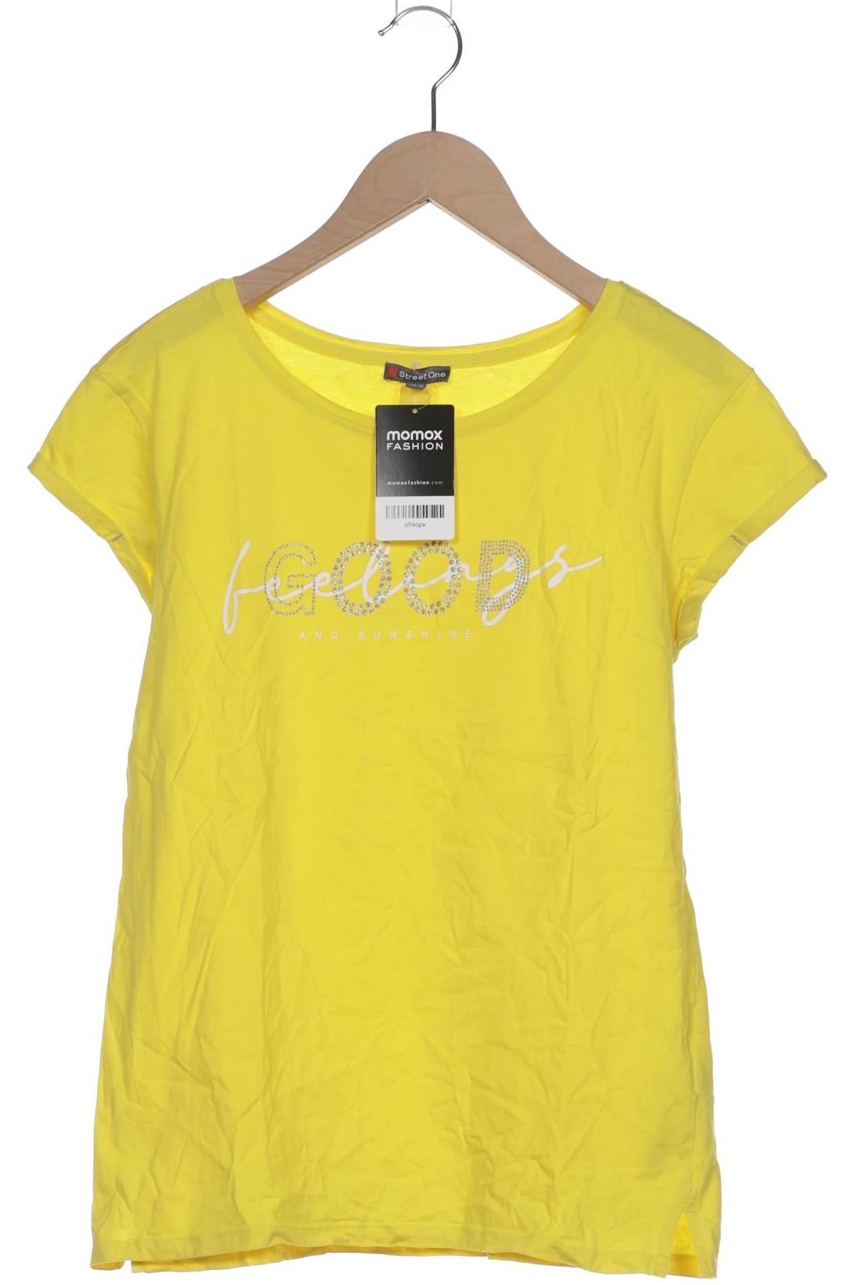 

Street One Damen T-Shirt, gelb, Gr. 38