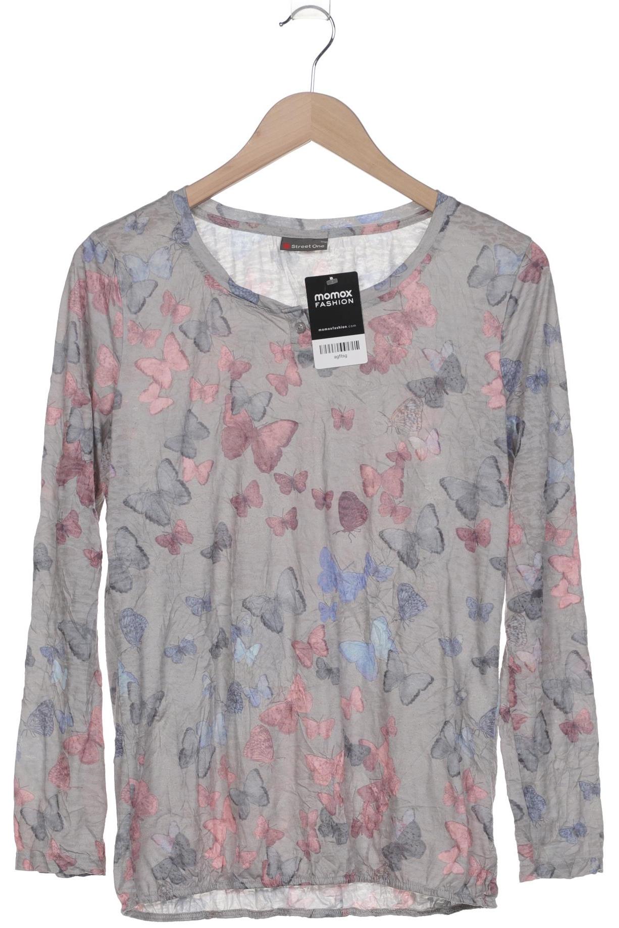 

Street One Damen Langarmshirt, grau, Gr. 38