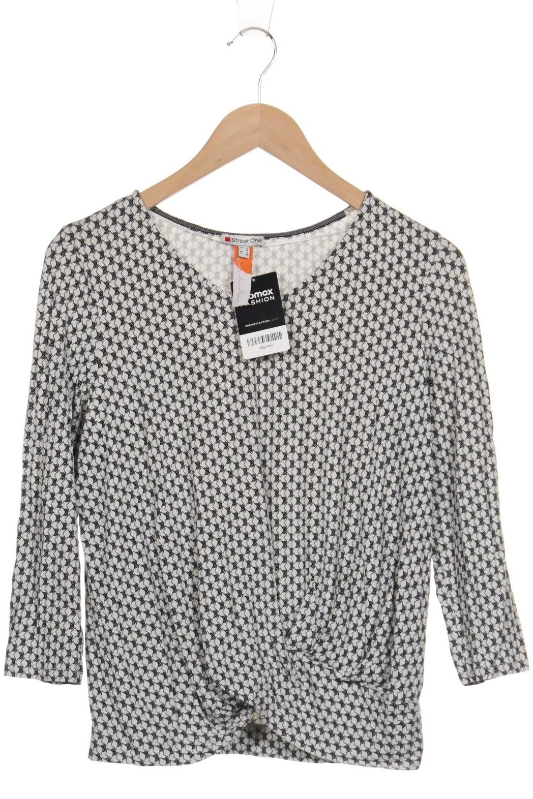 

Street One Damen Langarmshirt, weiß, Gr. 38