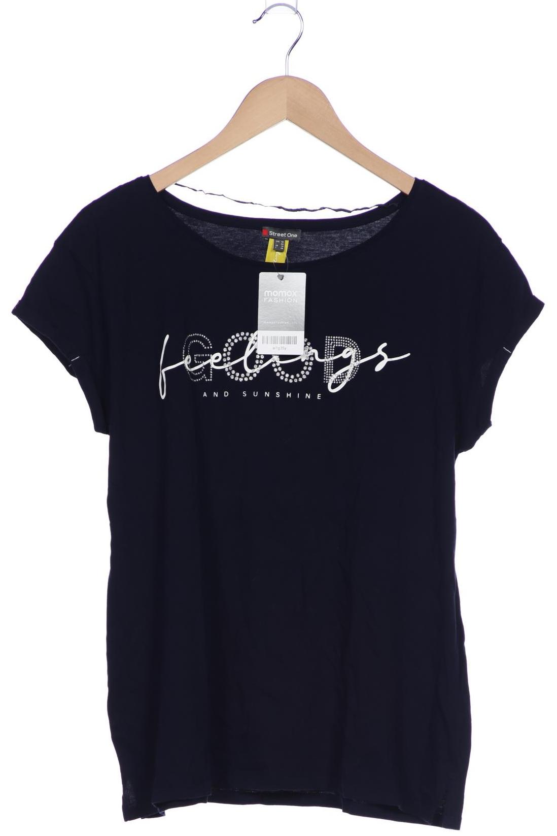 

Street One Damen T-Shirt, marineblau, Gr. 42