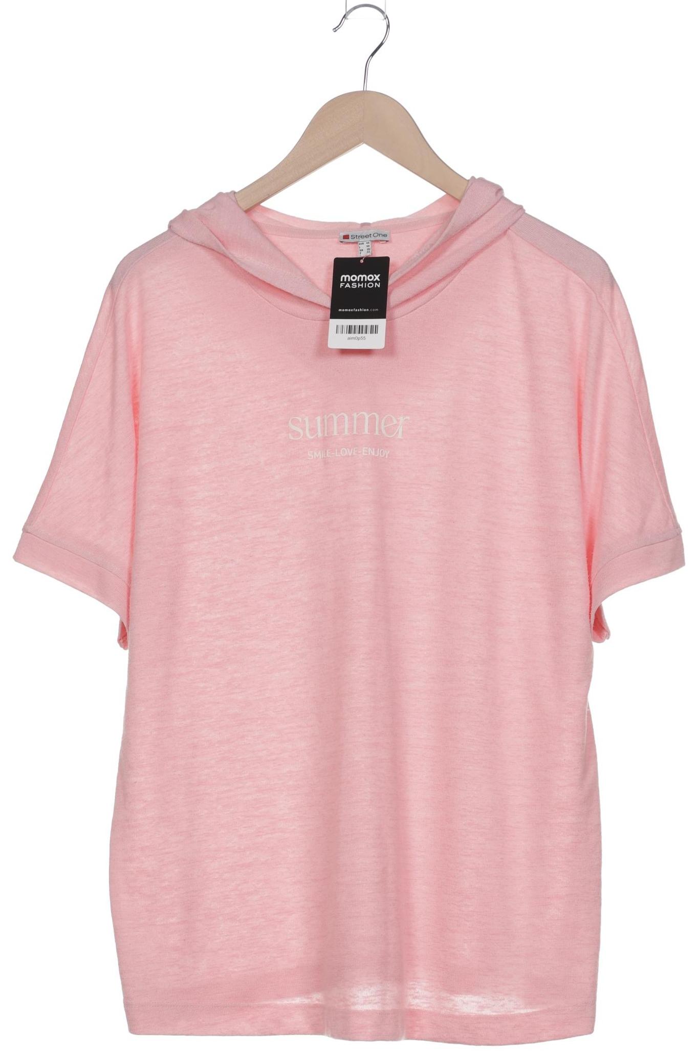 

Street One Damen Kapuzenpullover, pink, Gr. 46