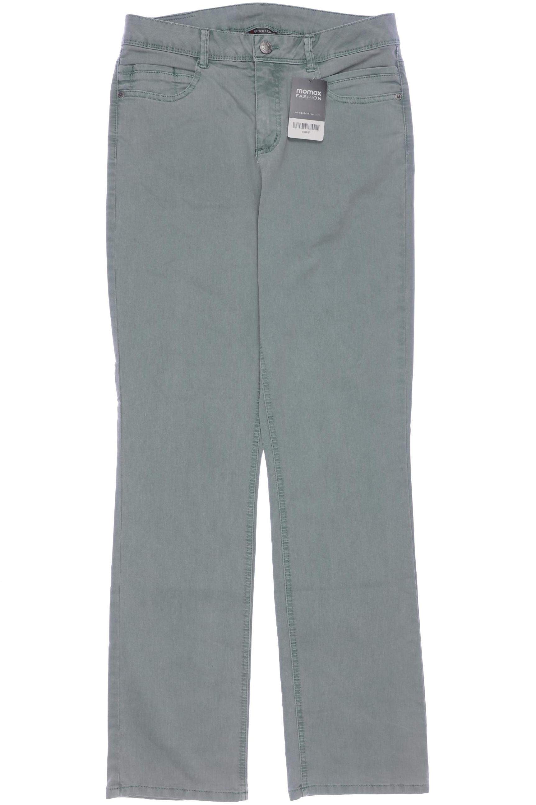 

Street One Damen Jeans, grün, Gr. 30