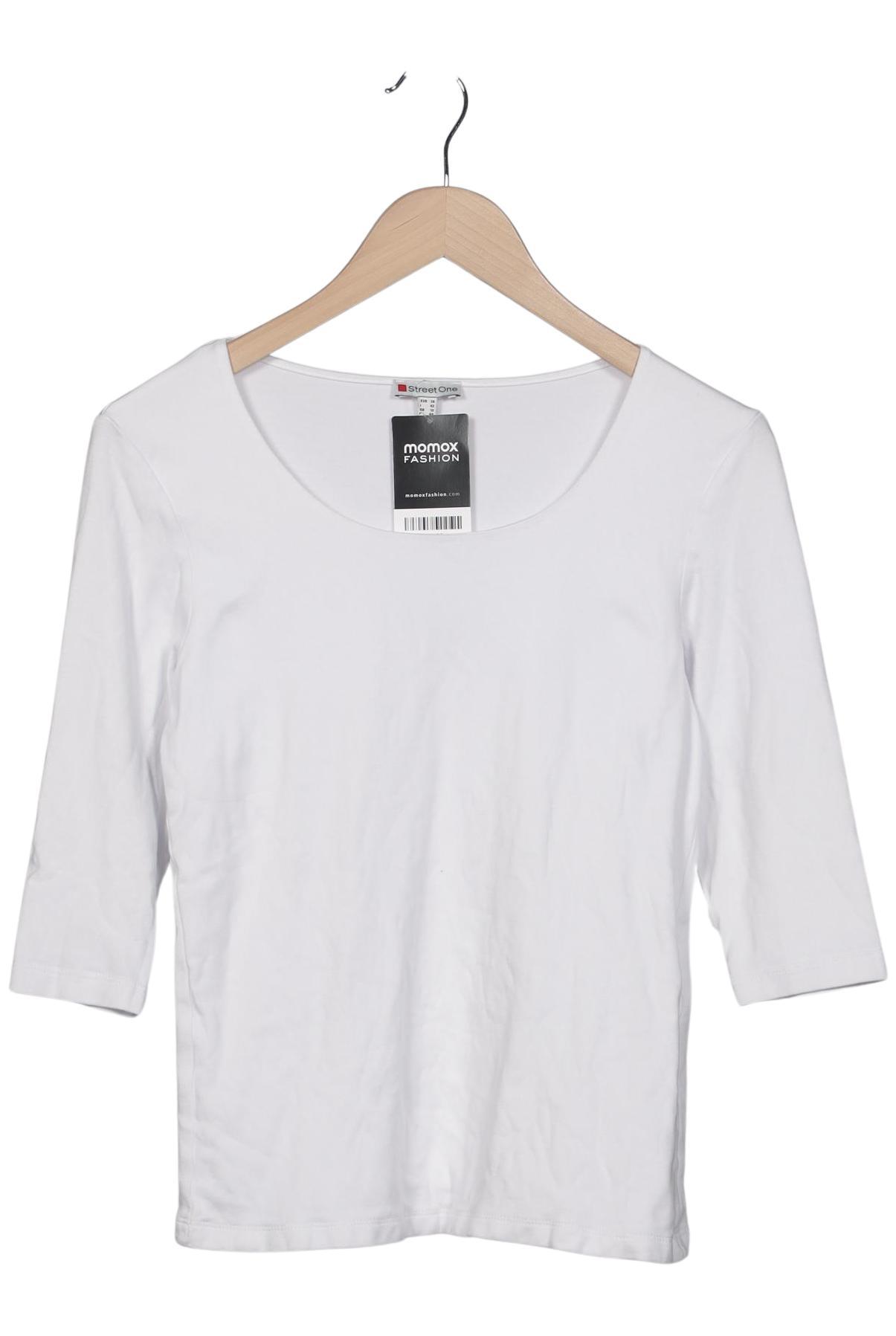 

Street One Damen Langarmshirt, weiß, Gr. 38
