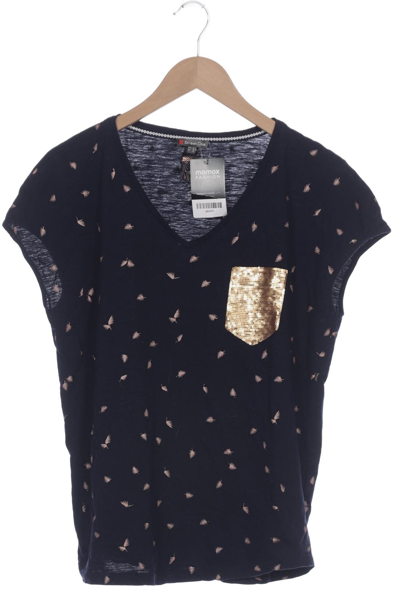 

Street One Damen T-Shirt, marineblau, Gr. 42