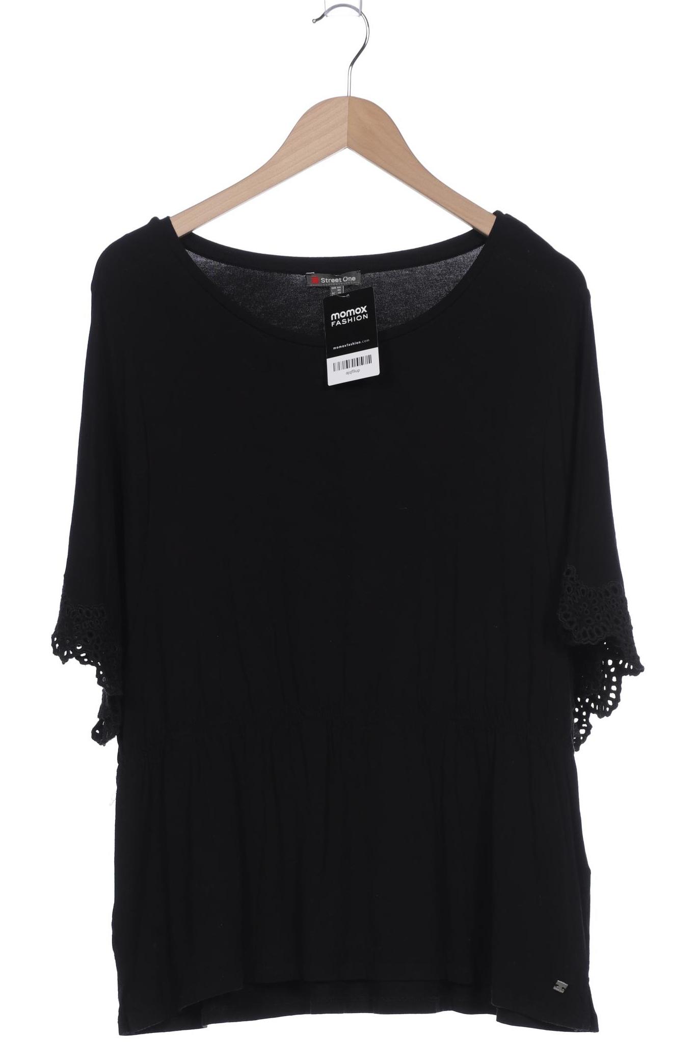 

Street One Damen T-Shirt, schwarz, Gr. 44