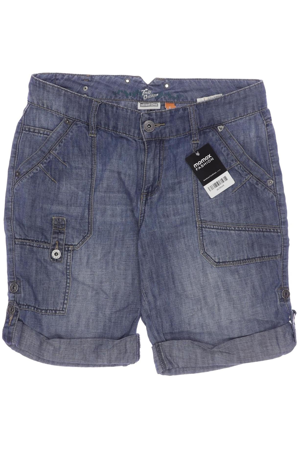 

Street One Damen Shorts, blau, Gr. 40