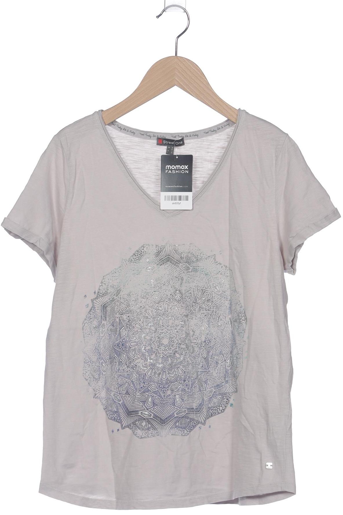 

Street One Damen T-Shirt, grau, Gr. 38