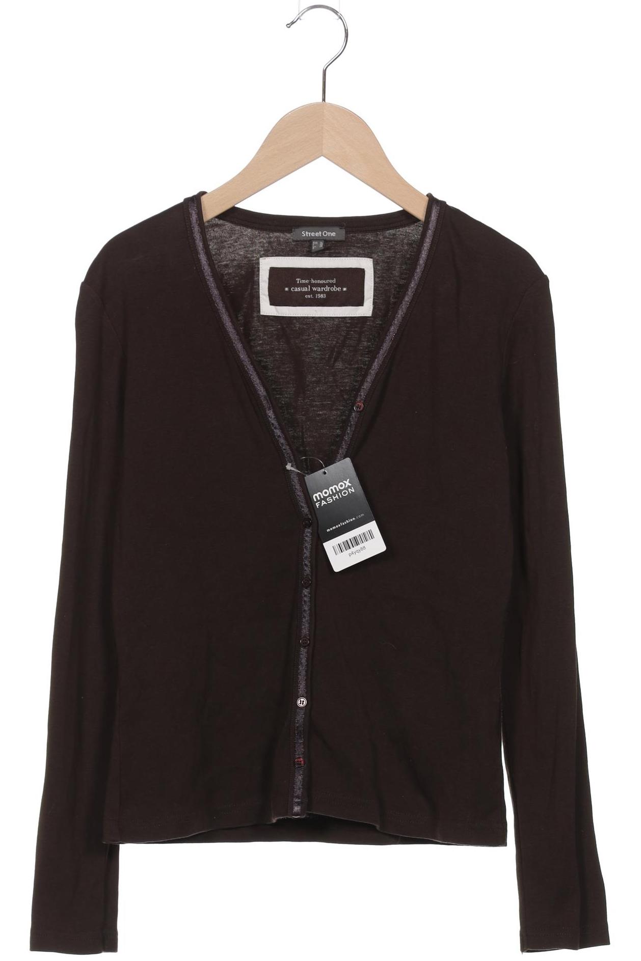 

Street One Damen Strickjacke, braun, Gr. 36