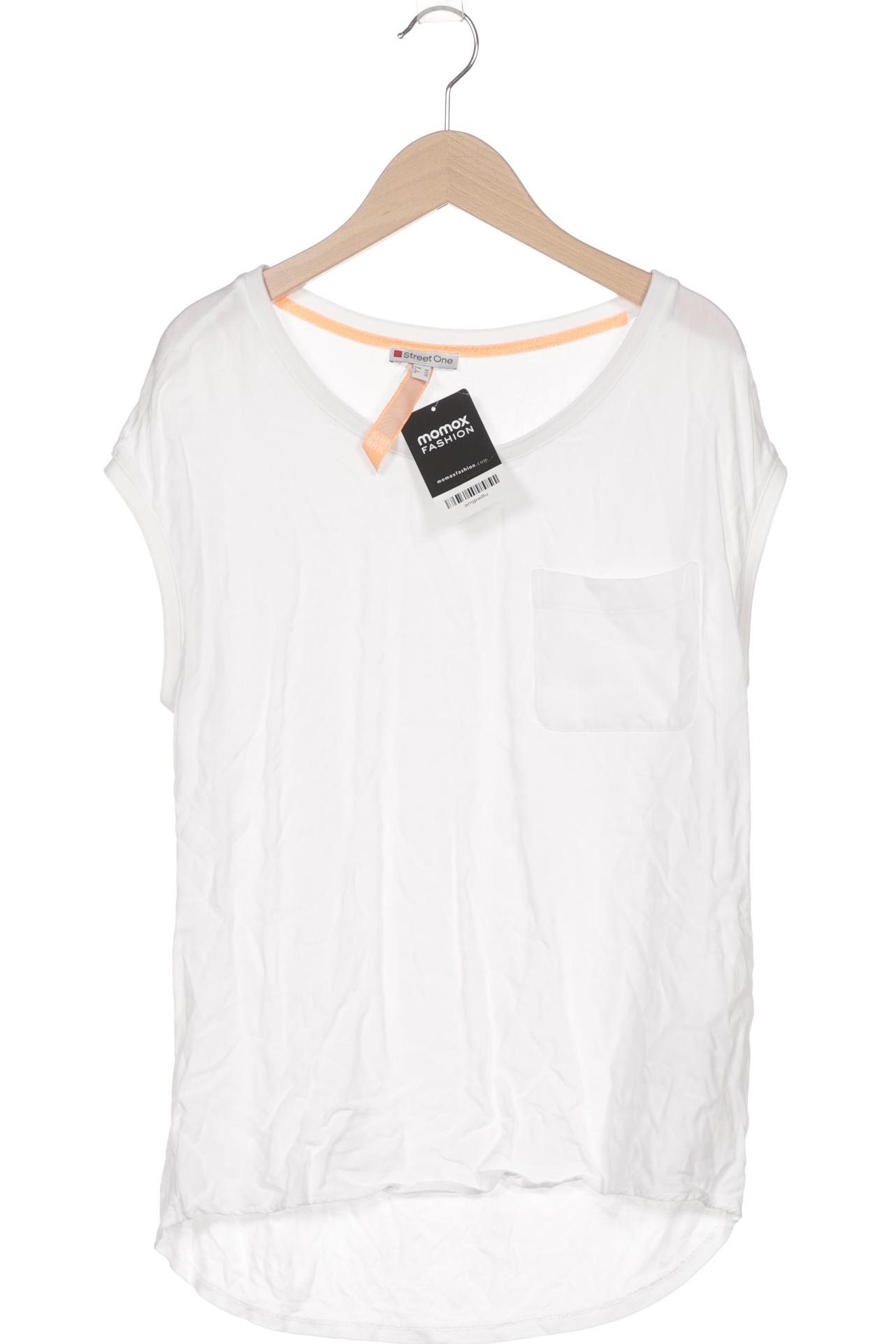 

Street One Damen T-Shirt, weiß, Gr. 36