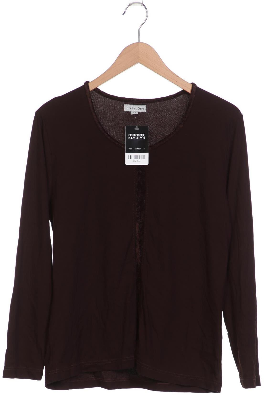

Street One Damen Langarmshirt, braun, Gr. 42