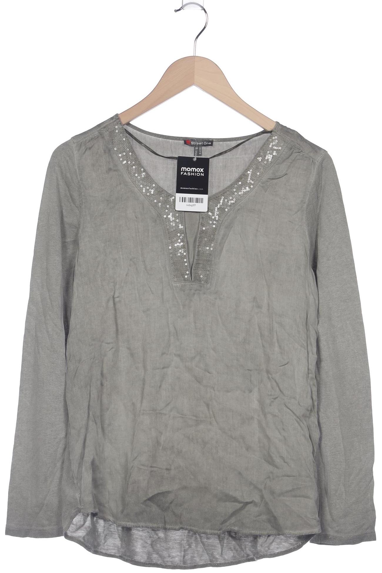 

Street One Damen Langarmshirt, grün, Gr. 38