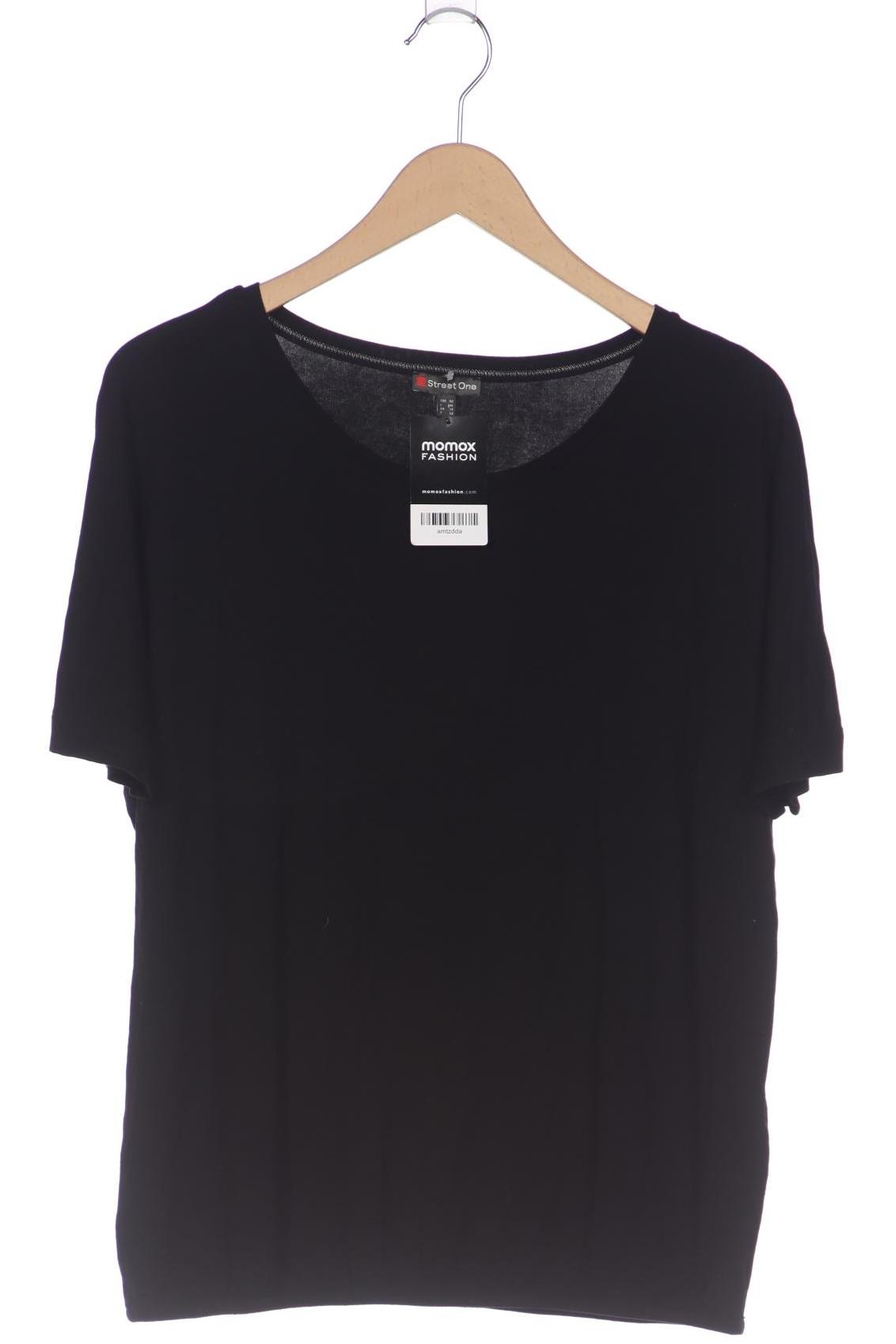 

Street One Damen T-Shirt, schwarz, Gr. 40