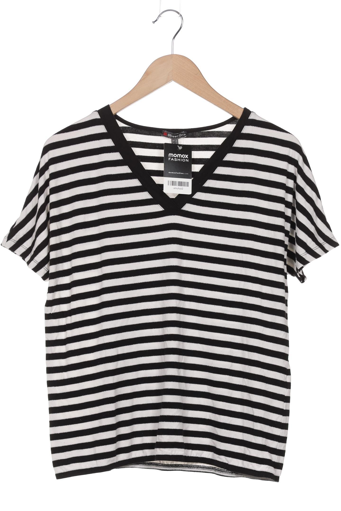 

Street One Damen T-Shirt, schwarz, Gr. 38