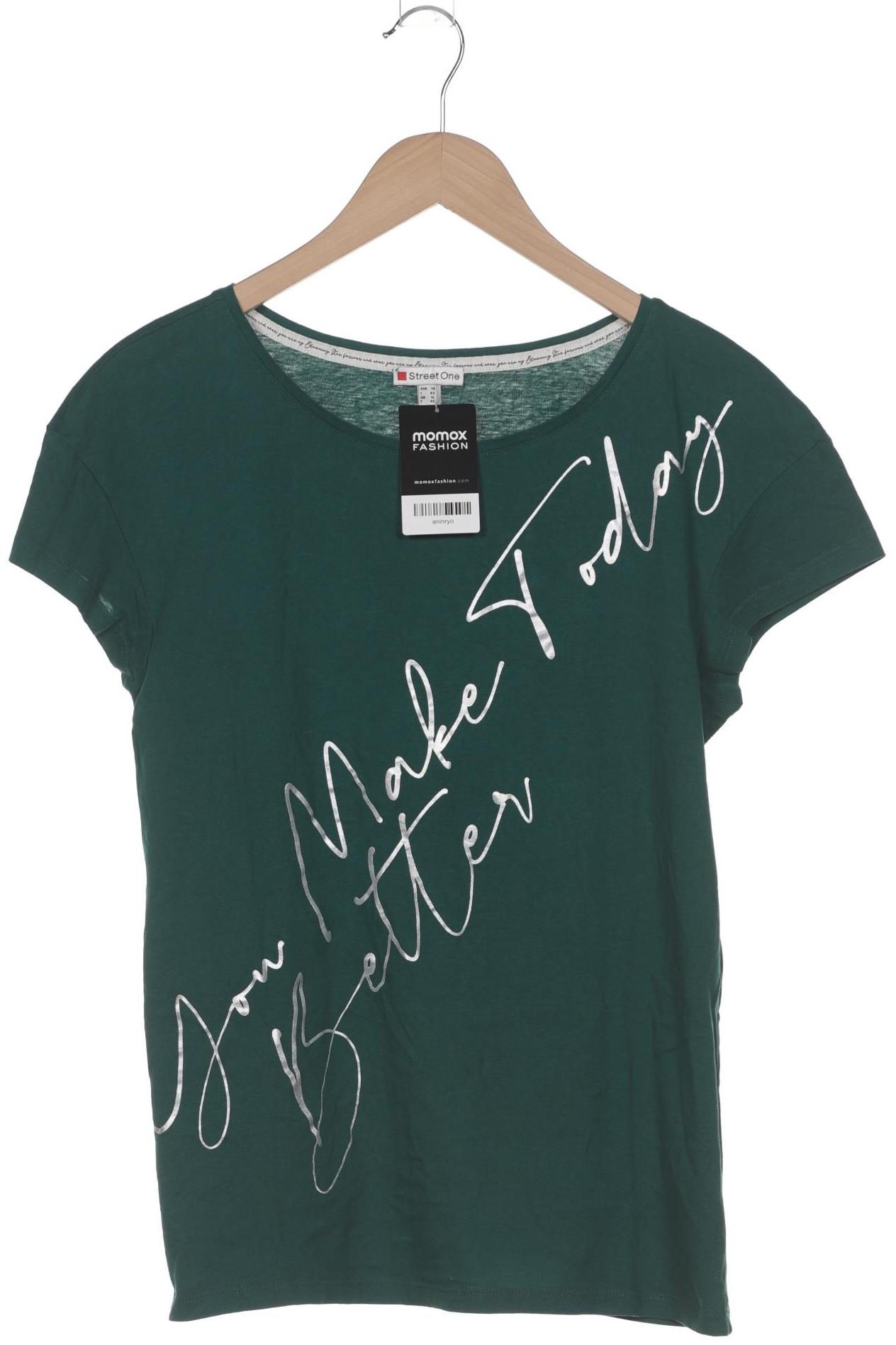 

Street One Damen T-Shirt, grün, Gr. 40