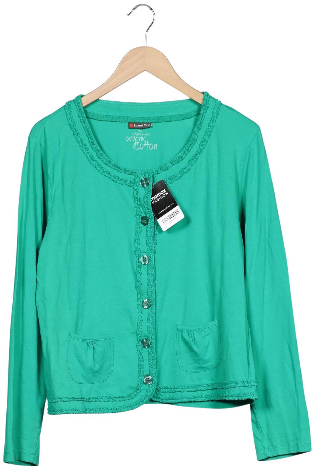 

Street One Damen Strickjacke, grün, Gr. 44