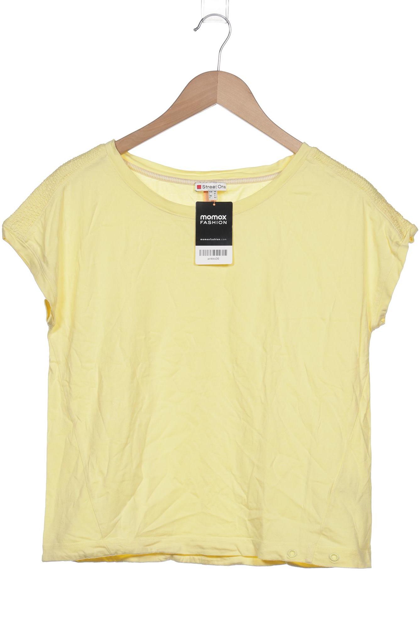 

Street One Damen T-Shirt, gelb, Gr. 38