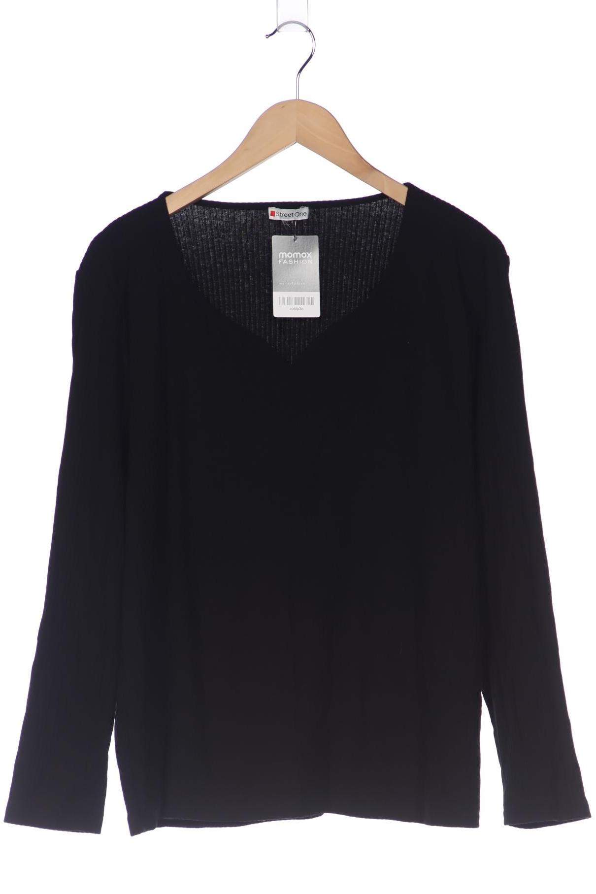

Street One Damen Langarmshirt, schwarz, Gr. 46