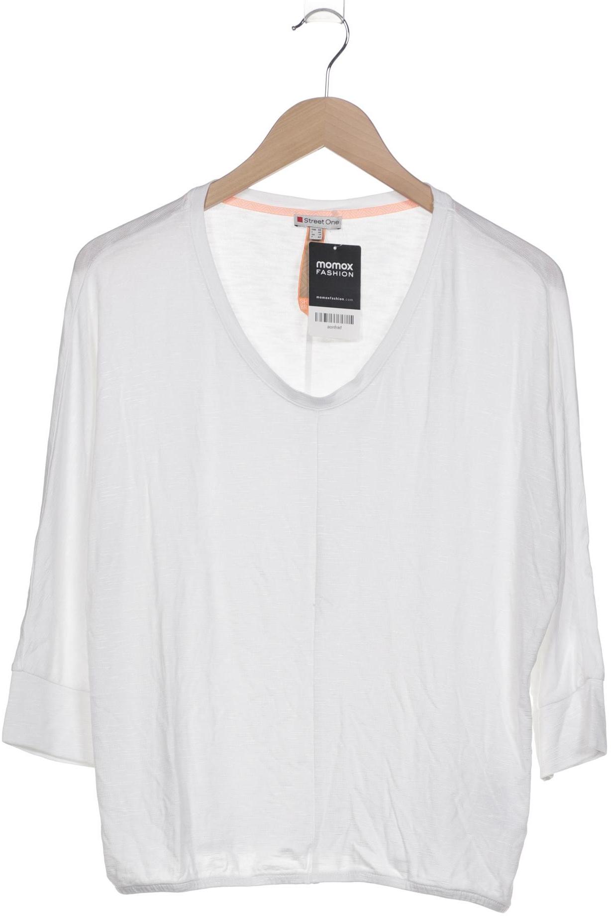 

Street One Damen Langarmshirt, weiß, Gr. 40
