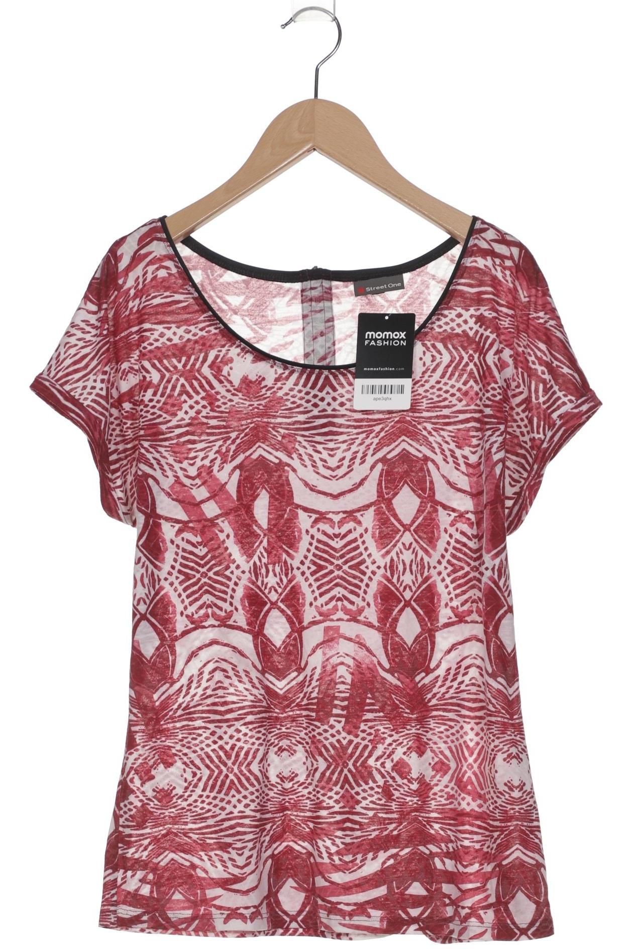 

Street One Damen T-Shirt, bordeaux, Gr. 36